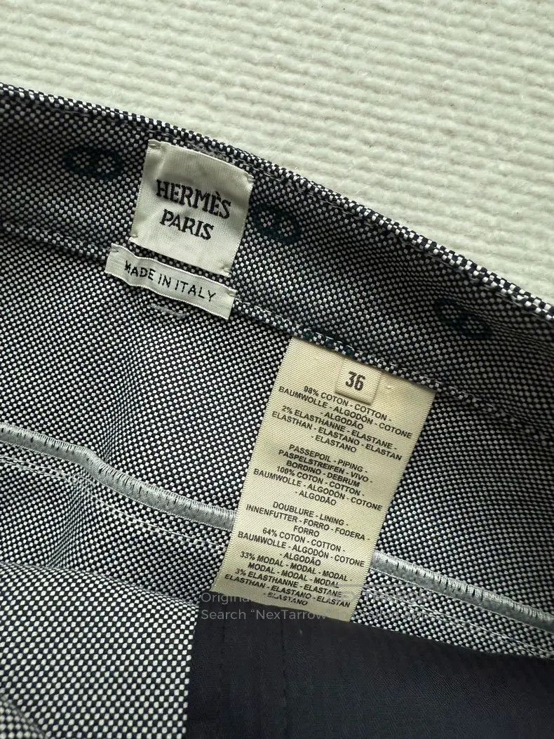 Hermes Hermes Geometric pattern all-over printed mid-rise casual Size 24" / US 00 / IT 34 - 4 Thumbnail