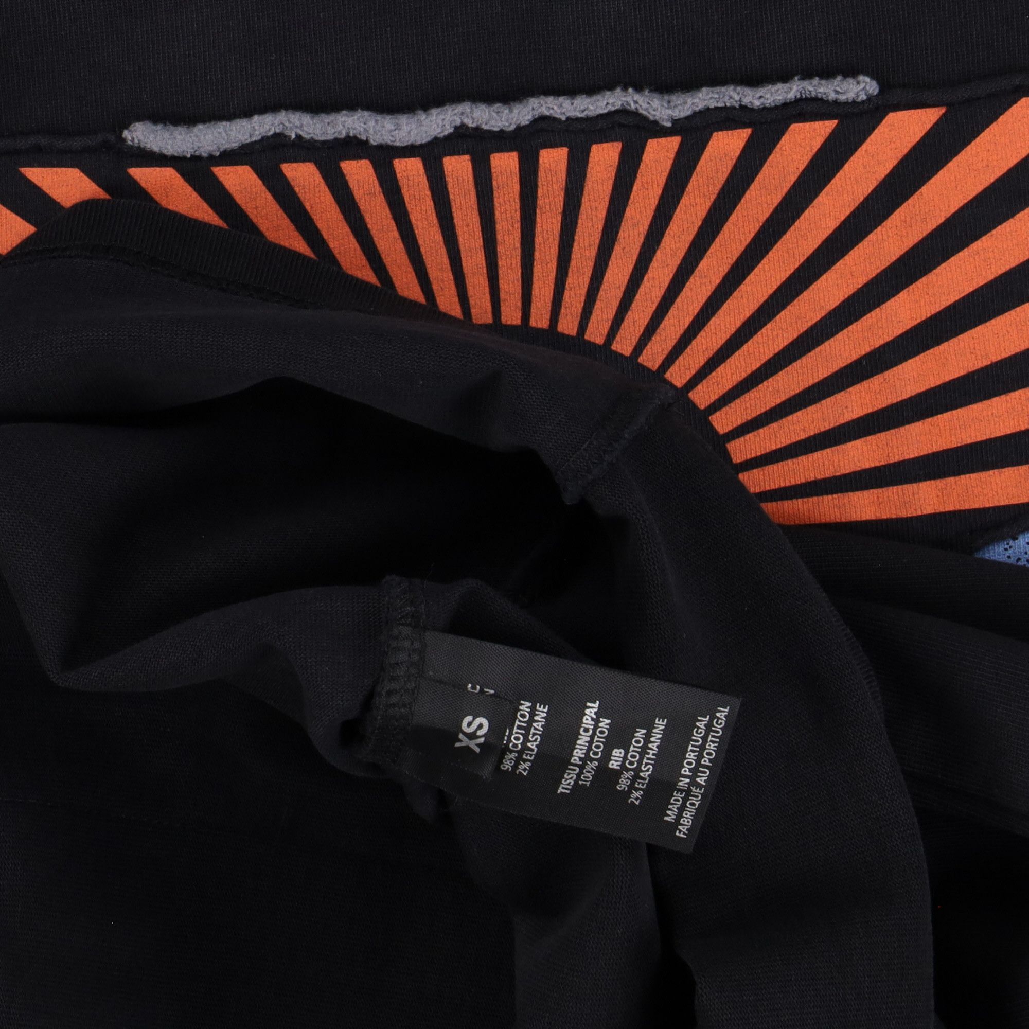 Vetements Black Russia Patchwork Oversized Long Sleeve T-Shirt Size XS / US 0-2 / IT 36-38 - 6 Thumbnail