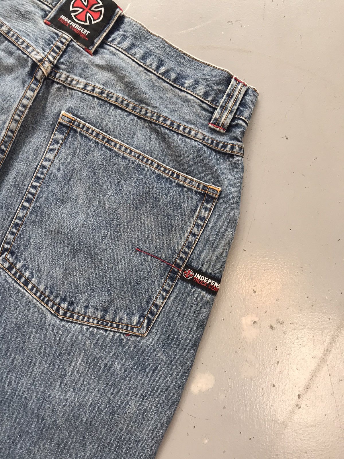 Independent Truck Co. × Vintage Vintage rare independent truck co. Straight fit denim Size US 34 / EU 50 - 9 Thumbnail