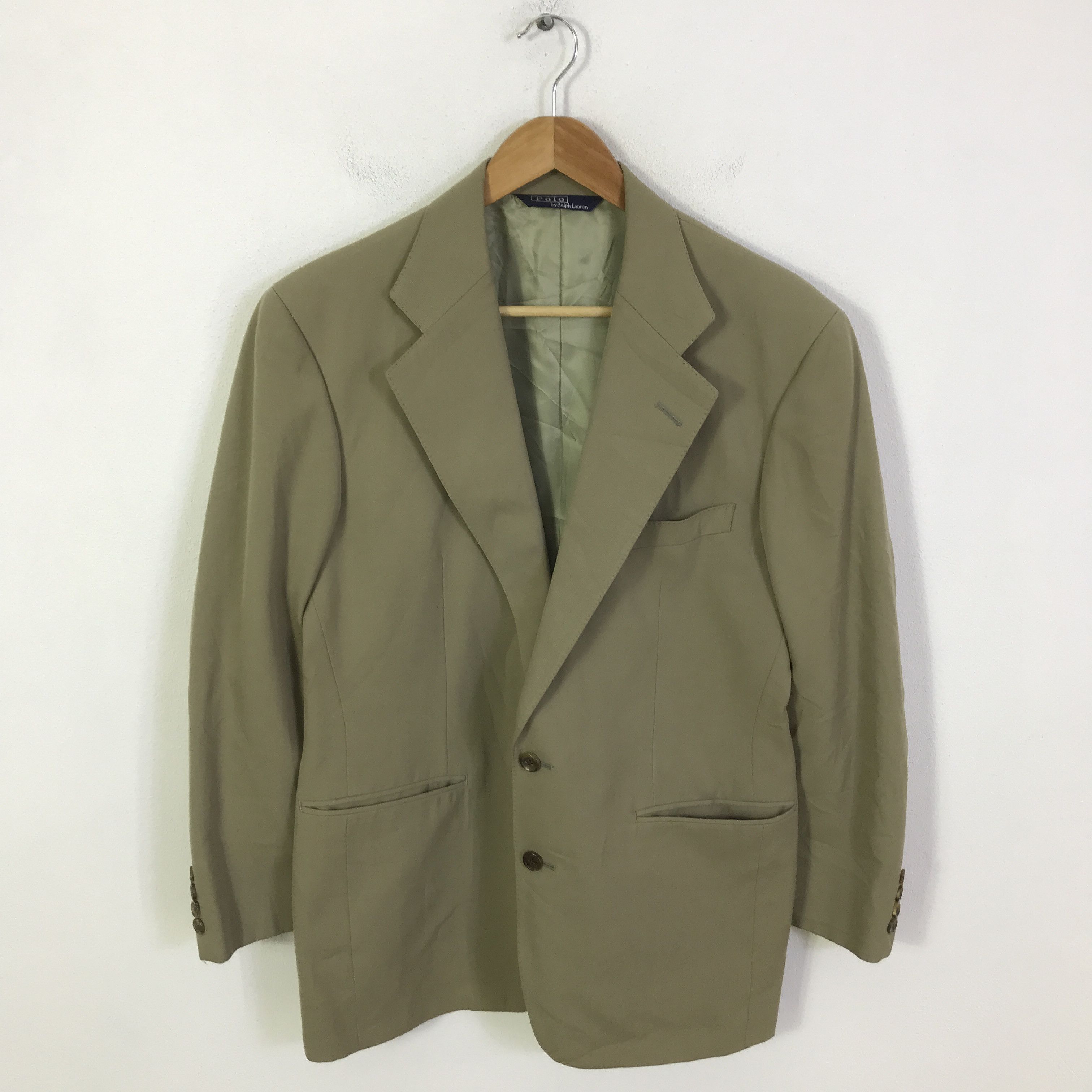 Polo Ralph Lauren Polo ralph lauren Cream Blazer coat jacket K108B18 Size US M / EU 48-50 / 2 - 1 Thumbnail