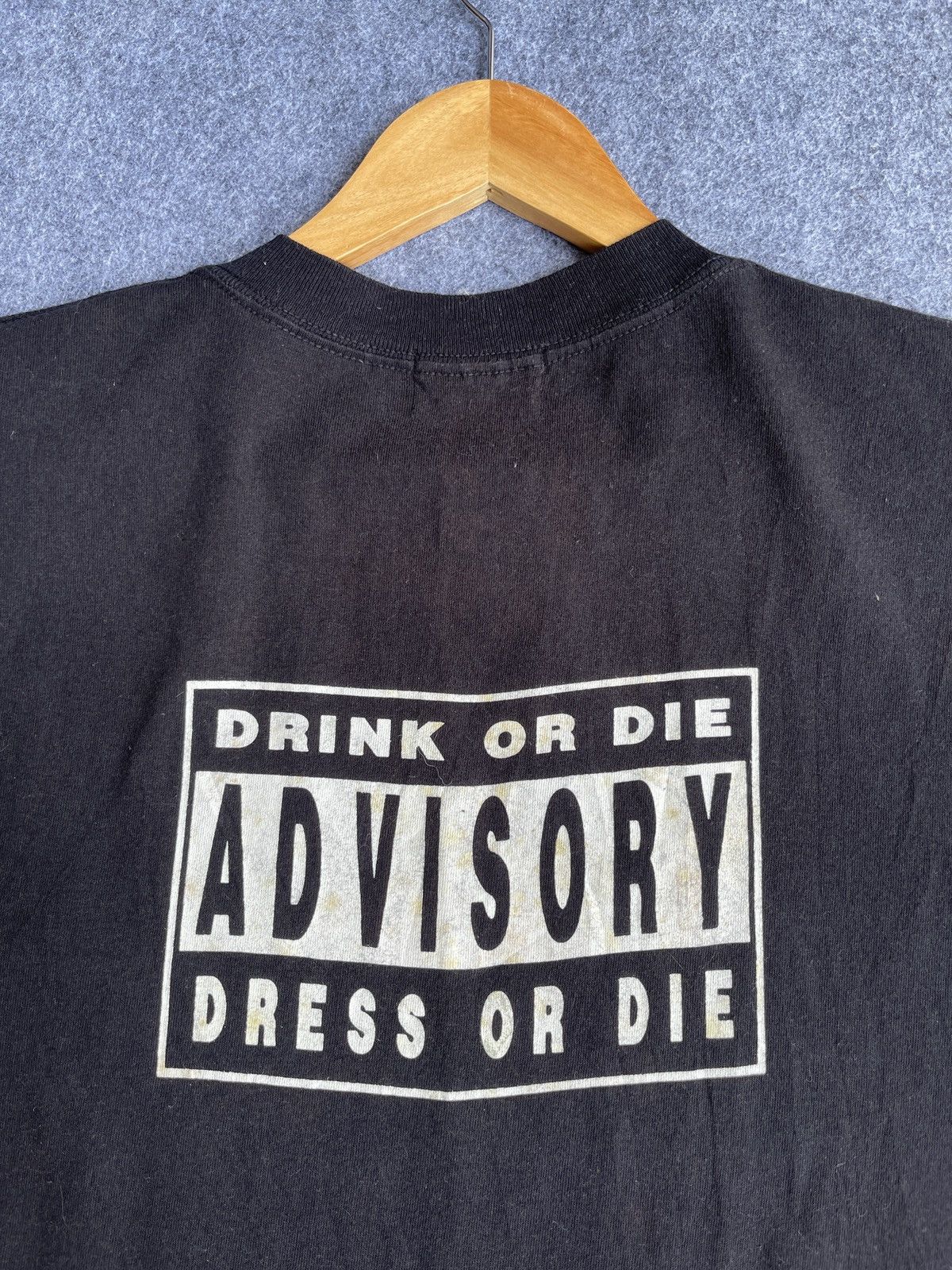 Band Tees Rare🔥Vtg 90s DOD Drink Or Die Japan Band T Shirt Size US XL / EU 56 / 4 - 15 Thumbnail