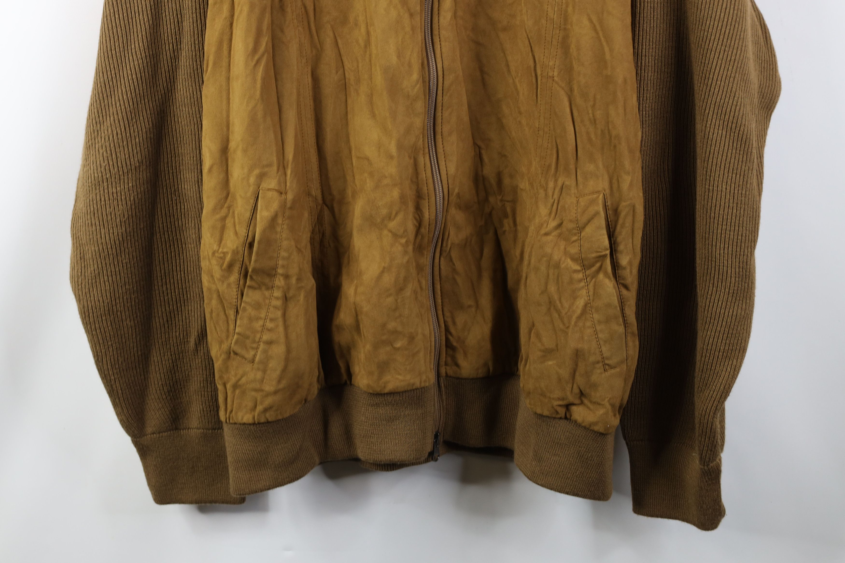 Vintage Vintage 90s Y2K Streetwear Ribbed Sweater Jacket Swacket Size US XXL / EU 58 / 5 - 3 Thumbnail