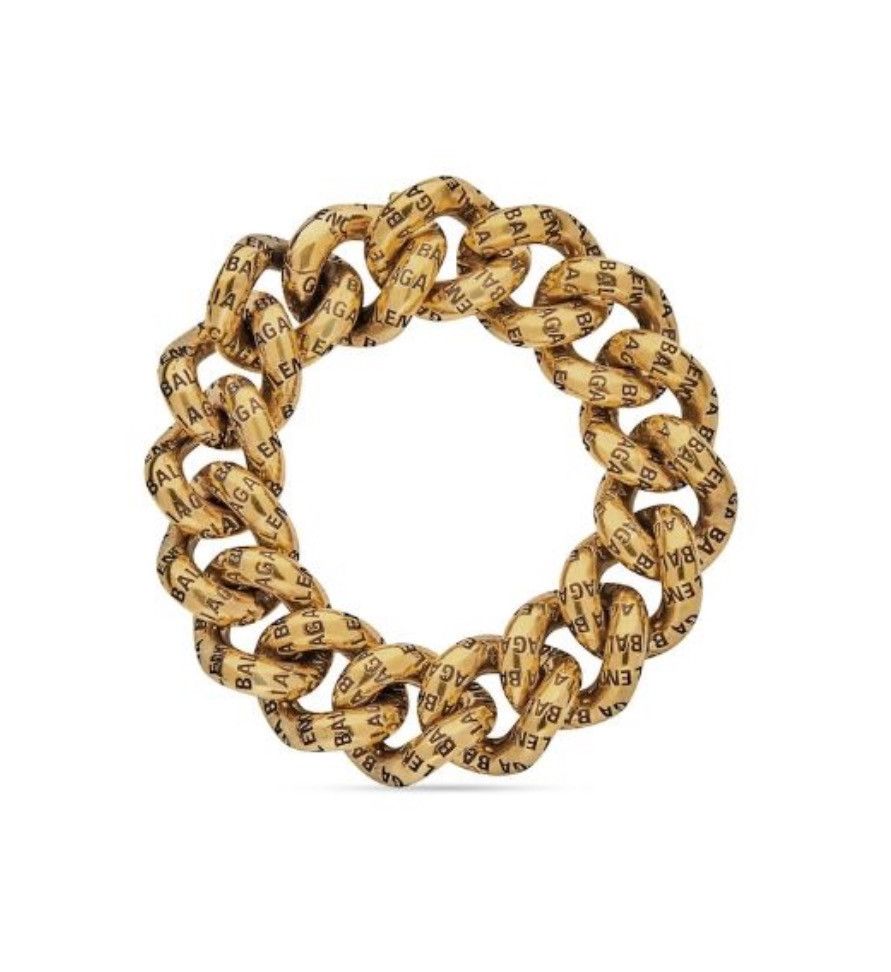 Balenciaga Logo Chain Link Brecelet Size ONE SIZE - 1 Preview