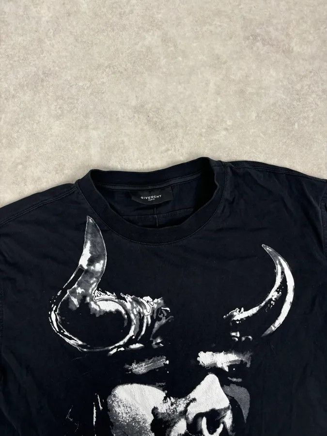Givenchy AW2012 Givenchy Black Bull Graphic T-Shirt Size US M / EU 48-50 / 2 - 4 Thumbnail
