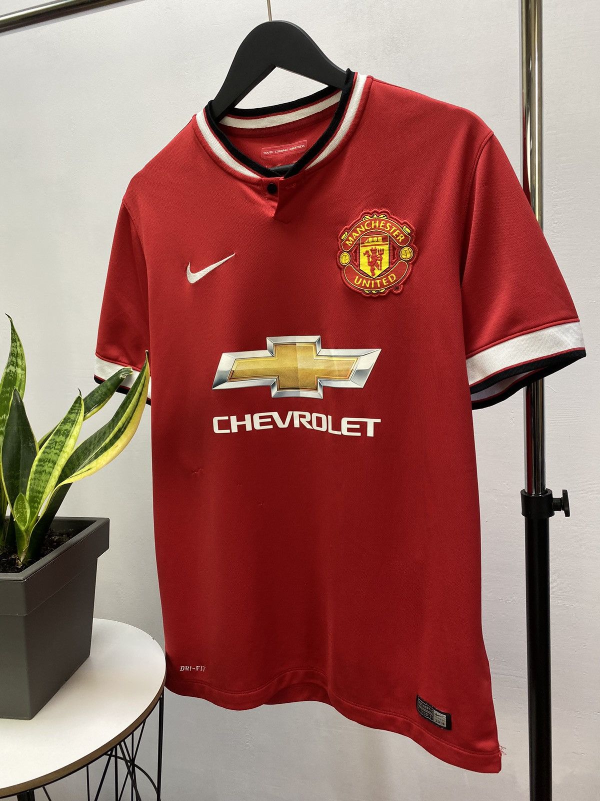 Nike Nike Manchester United 2014 2015 Home Football Shirt Jersey Size US M / EU 48-50 / 2 - 2 Thumbnail