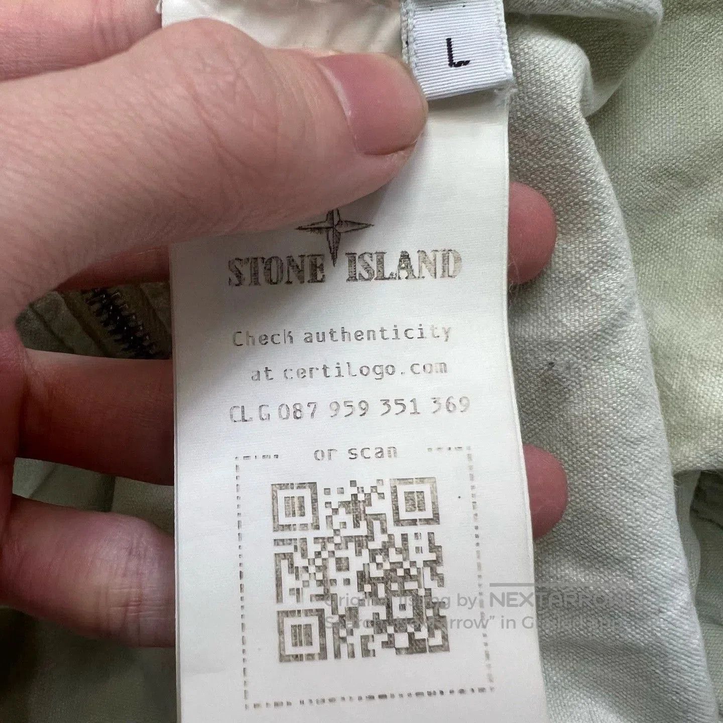 Stone Island Stone Island SS24 Limited White Label. Size US L / EU 52-54 / 3 - 4 Thumbnail