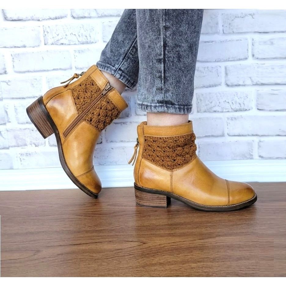 Other ⭐Latigo Womens Ankle Boots Booties Sz 7.5 Camel Brown Leathe Size US 7.5 / IT 37.5 - 1 Thumbnail