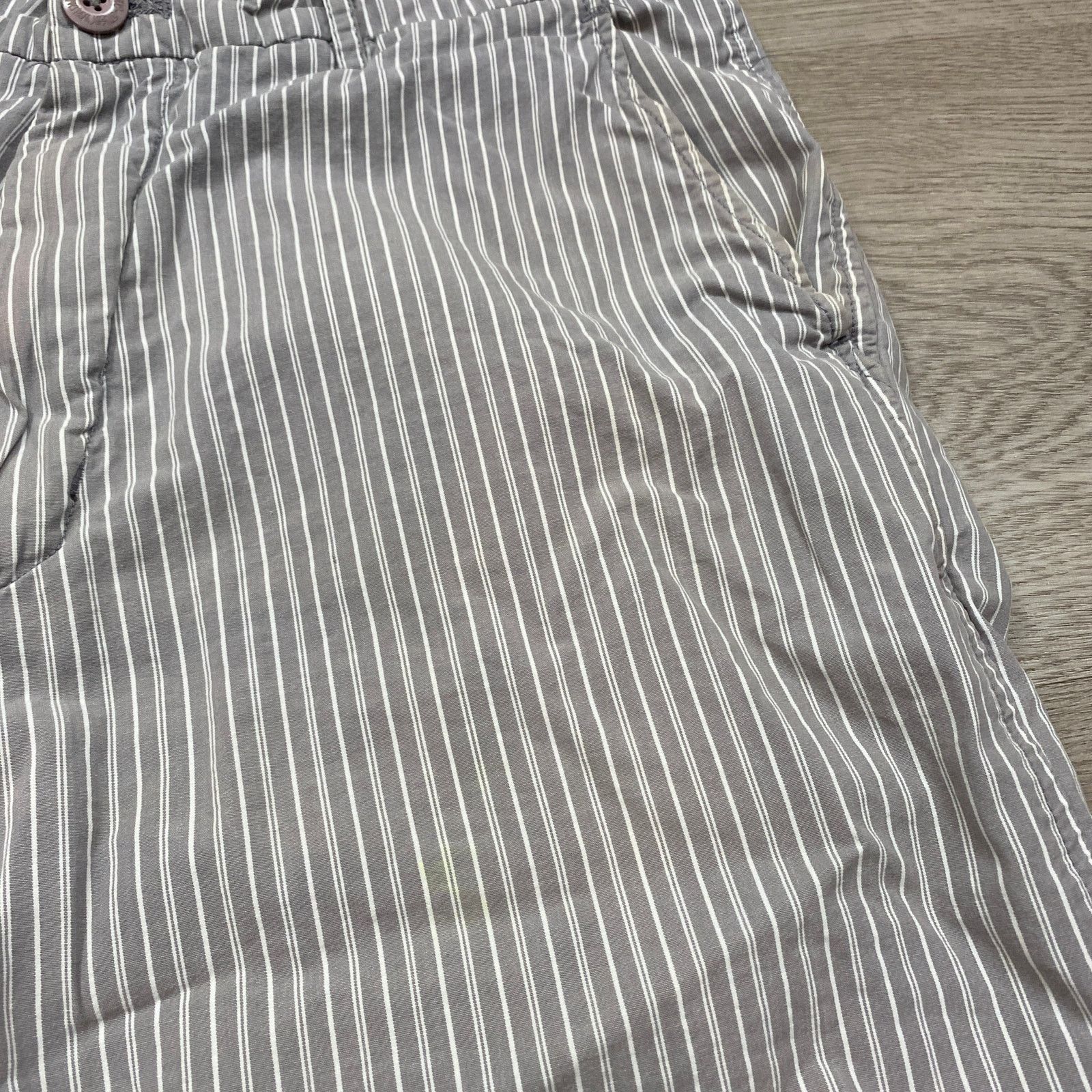 Stussy × Vintage VTG Stussy Pinstripe Chino 11" Shorts Men's 31 Y2K Skater Size US 31 - 11 Thumbnail