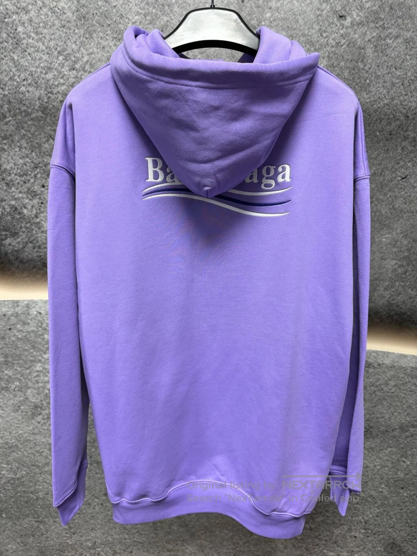 Balenciaga balenciaga purple hooded sweatshirt size L. Size US L / EU 52-54 / 3 - 2 Thumbnail