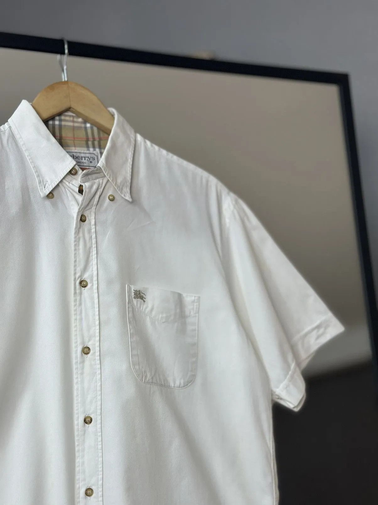 Burberry Prorsum Shirt White Avantgarde Luxury Burberrys Crew Neck Prada Y2K Size US M / EU 48-50 / 2 - 5 Thumbnail