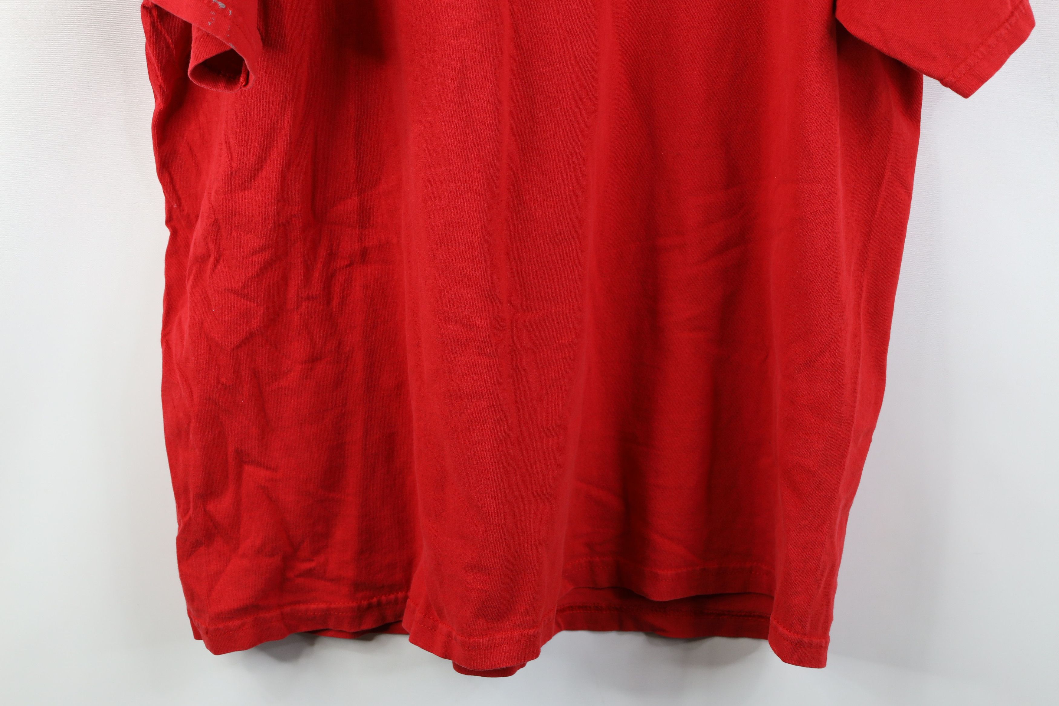 Starter Vintage 90s Starter Ohio State University T-Shirt Red Cotton Size US XL / EU 56 / 4 - 15 Thumbnail