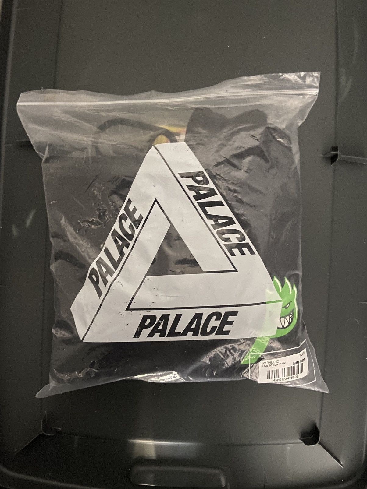 Palace × Spitfire Palace Spitfire Live To Bun Hood size Medium Black Size US M / EU 48-50 / 2 - 4 Thumbnail