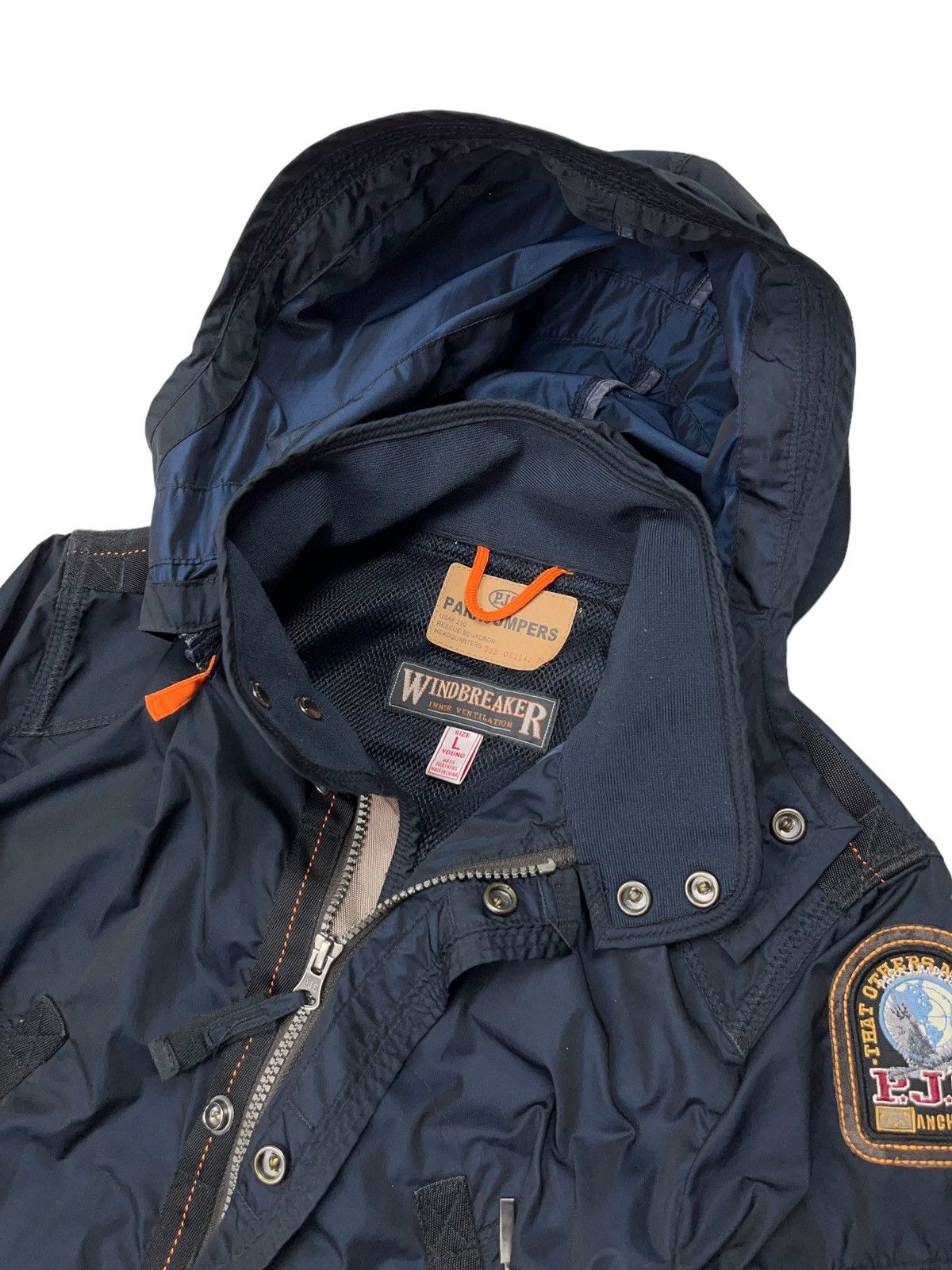 MasterPiece × Parajumpers × Vintage Vintage Parajumpers Windbreaker Utility Multi Pocket Jacket Size US M / EU 48-50 / 2 - 10 Thumbnail