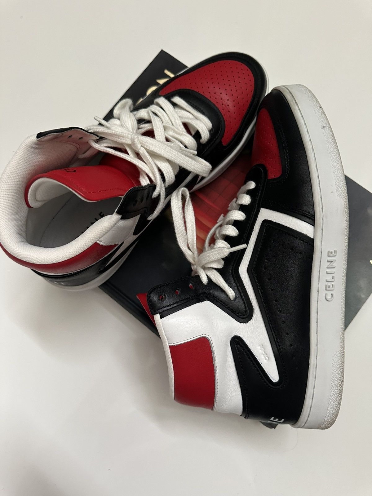 Celine Celine Z Leather High Top Sneaker Size US 9 / EU 42 - 2 Thumbnail