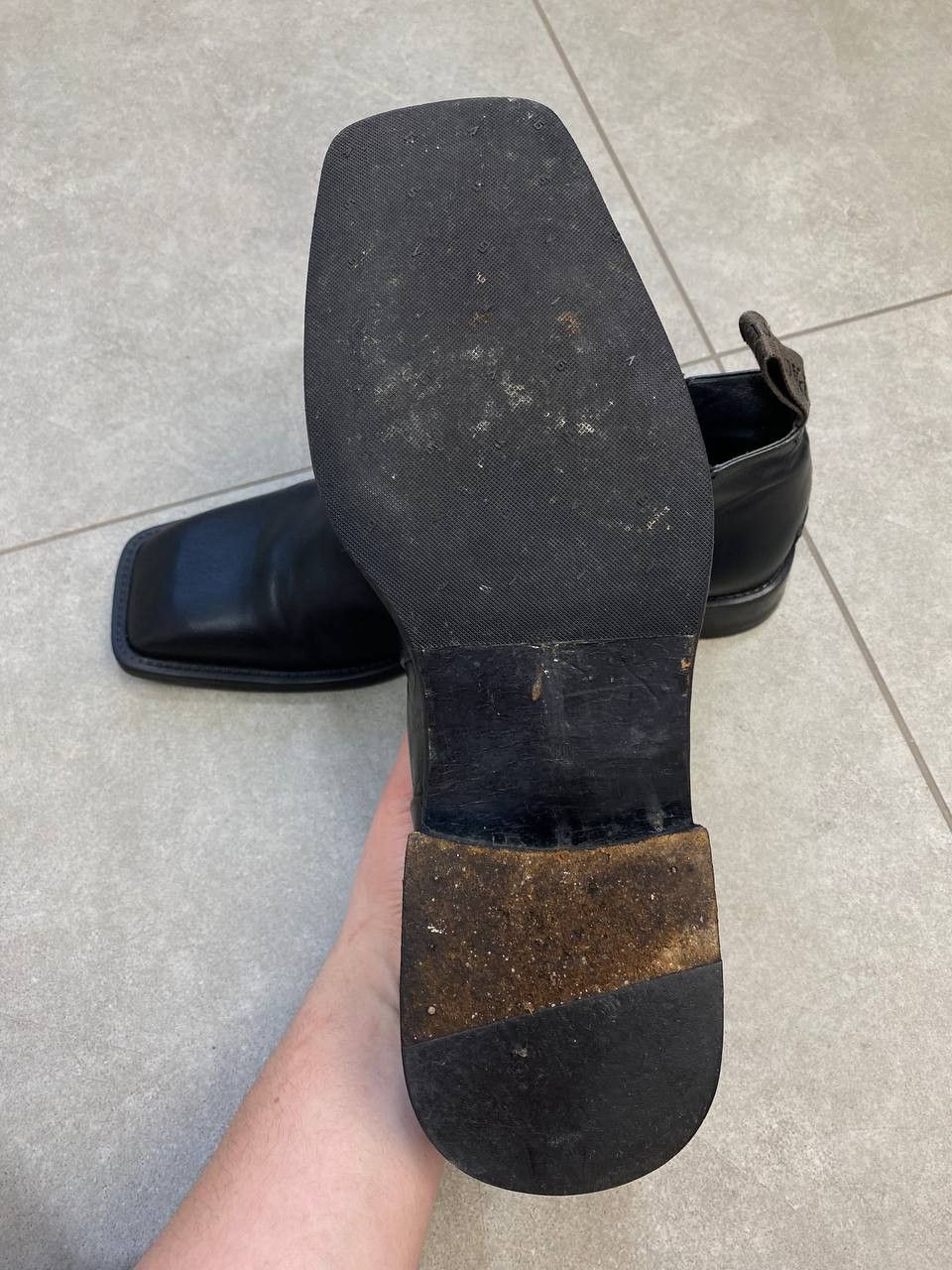 Paciotti Cesare Paciotti Leather Chelsea Ankle Square Toe Boots Size US 10 / EU 43 - 16 Thumbnail