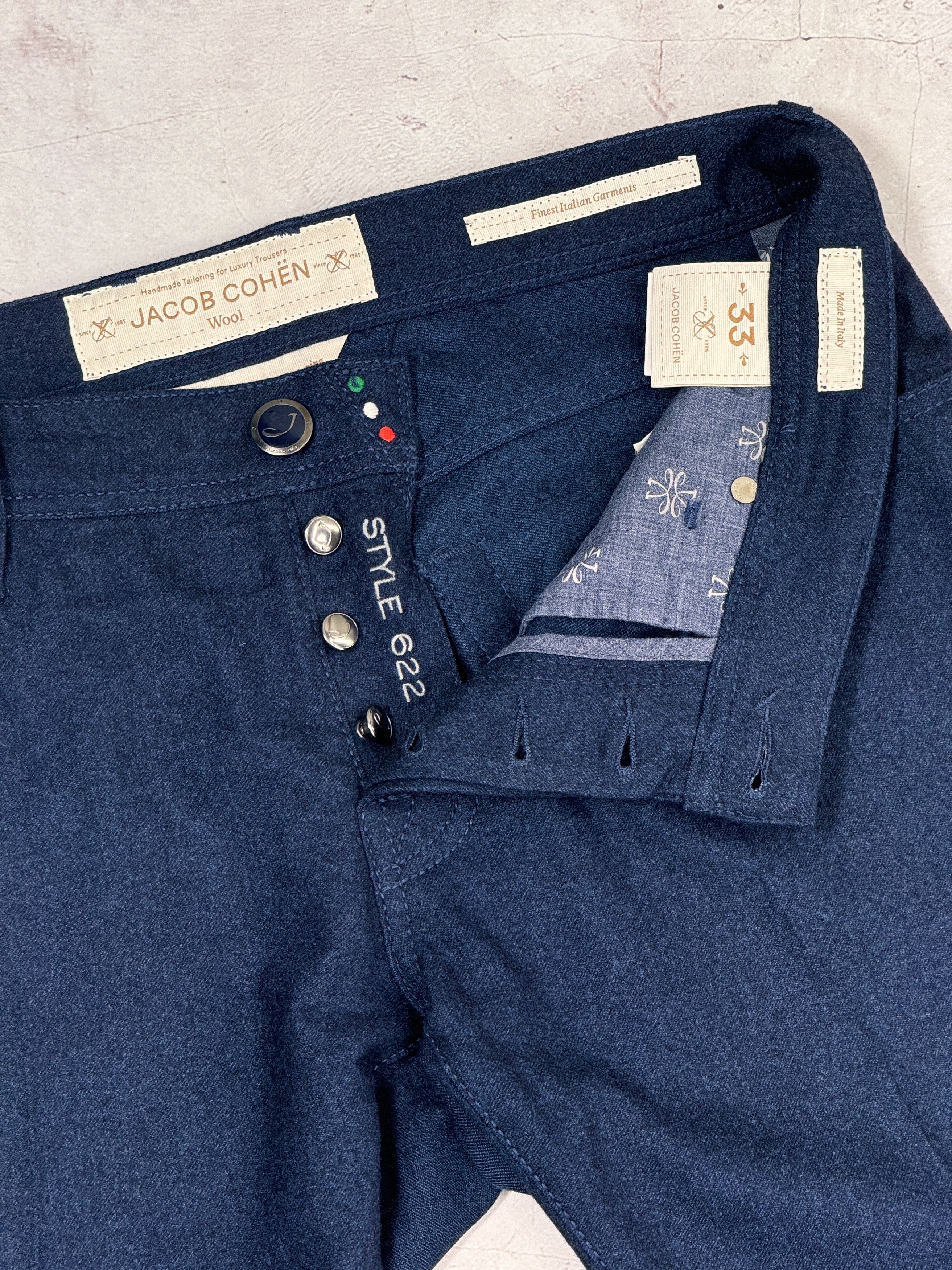 Jacob Cohen Jacob Cohen Wool Pants Trousers Style 622 Size US 33 - 8 Thumbnail