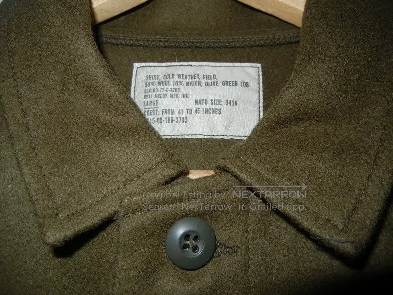 The Real McCoy's The Real McCoys Melton Tweed Coat Size US L / EU 52-54 / 3 - 3 Thumbnail