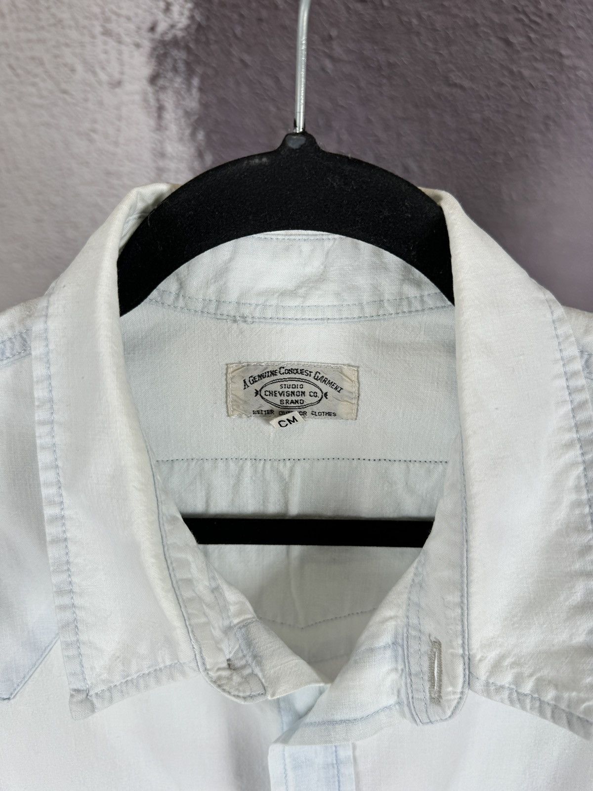 Chevignon × Vintage Chevignon vintage western light blue denim shirt size XL Size US XL / EU 56 / 4 - 9 Thumbnail