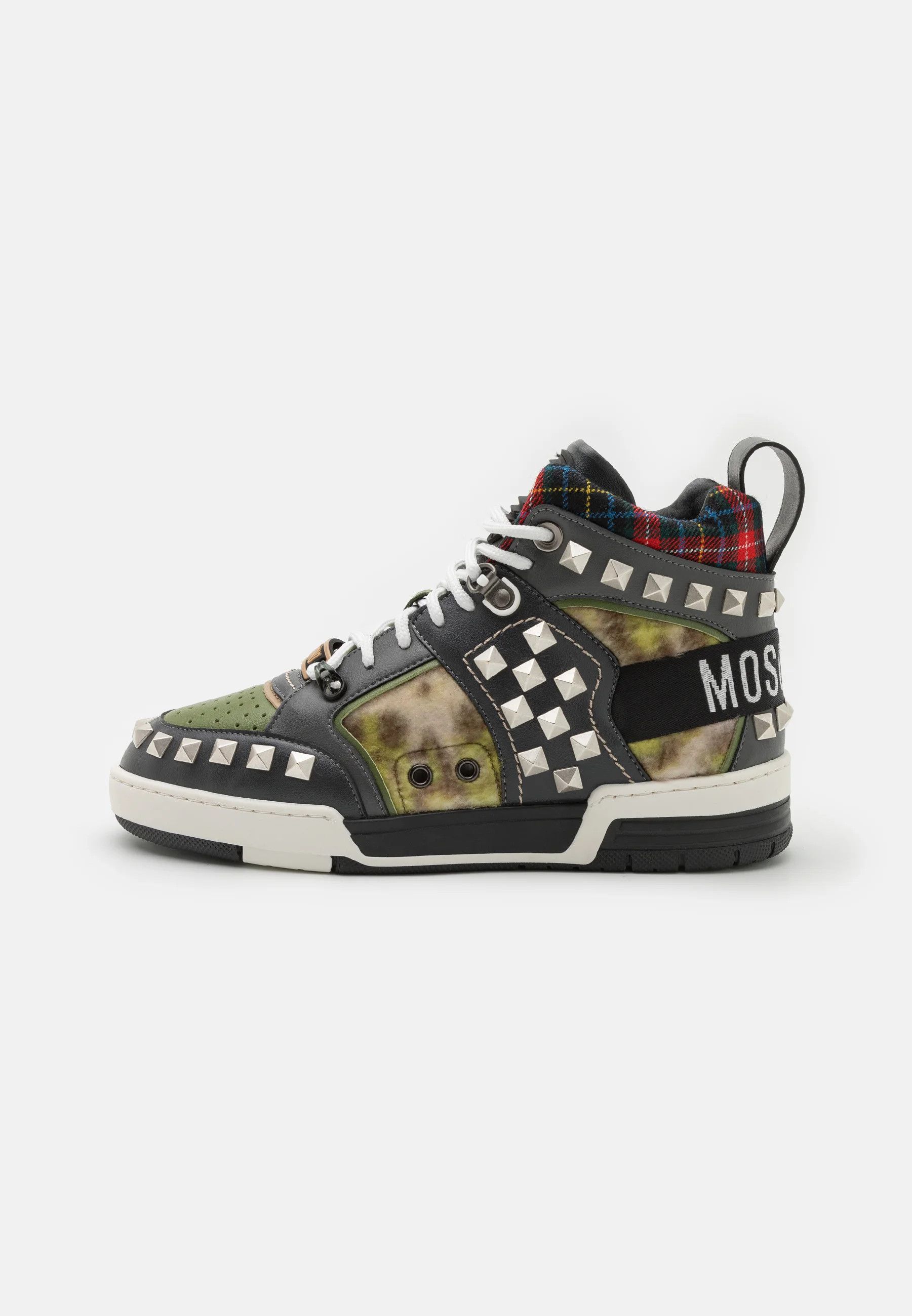 Moschino o1y0225 Hi-Top Sneakers in Multicolor Size US 10 / EU 43 - 1 Thumbnail