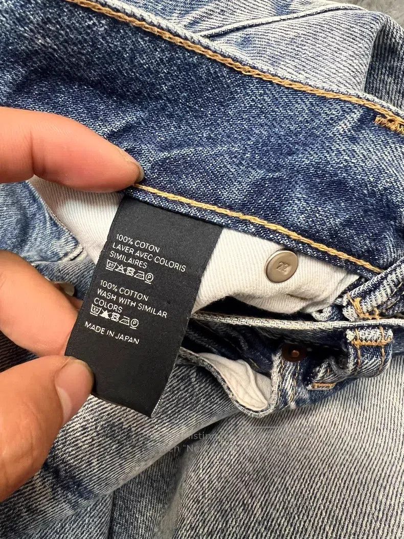 Celine CELINE Light Blue Washed Straight Jeans Size US 28 / EU 44 - 4 Thumbnail