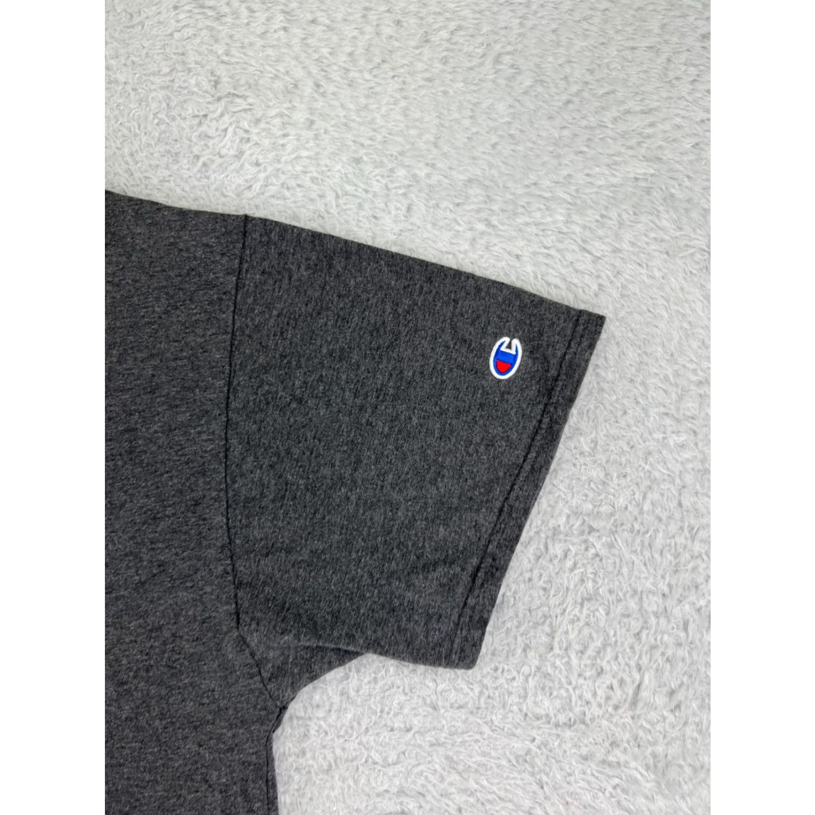 Champion Champion Shirt Men XL Gray Logo Short Sleeve Crew Neck Cotton Size US XL / EU 56 / 4 - 2 Thumbnail