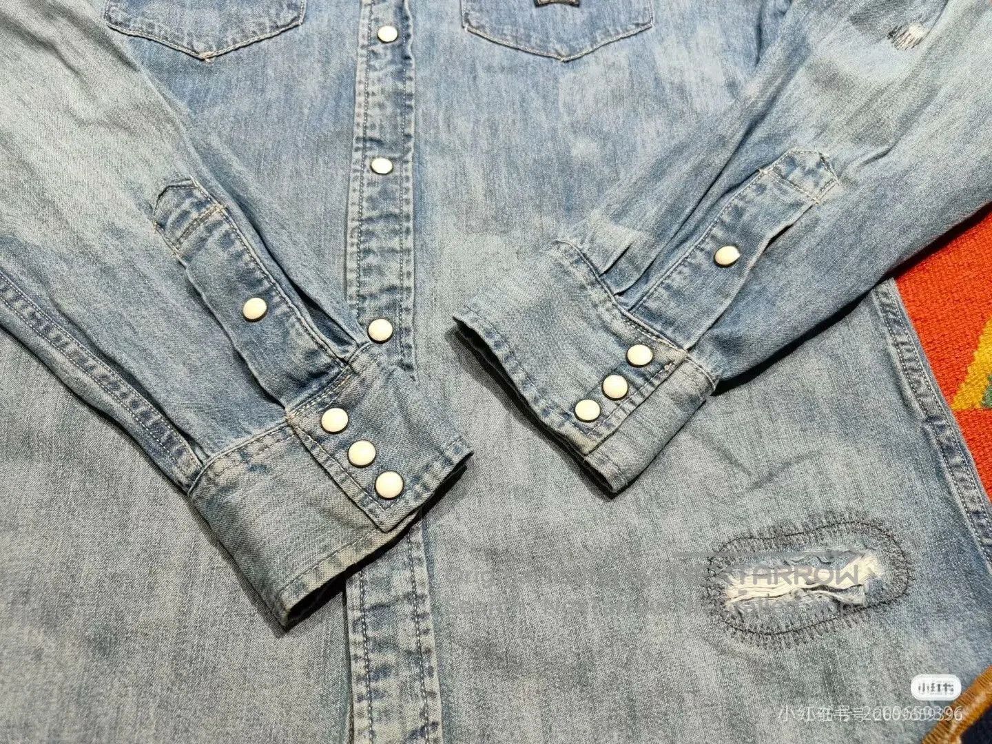 RRL Ralph Lauren Ralph Lauren RRL Vintage Denim Shirt. Size US M / EU 48-50 / 2 - 4 Thumbnail