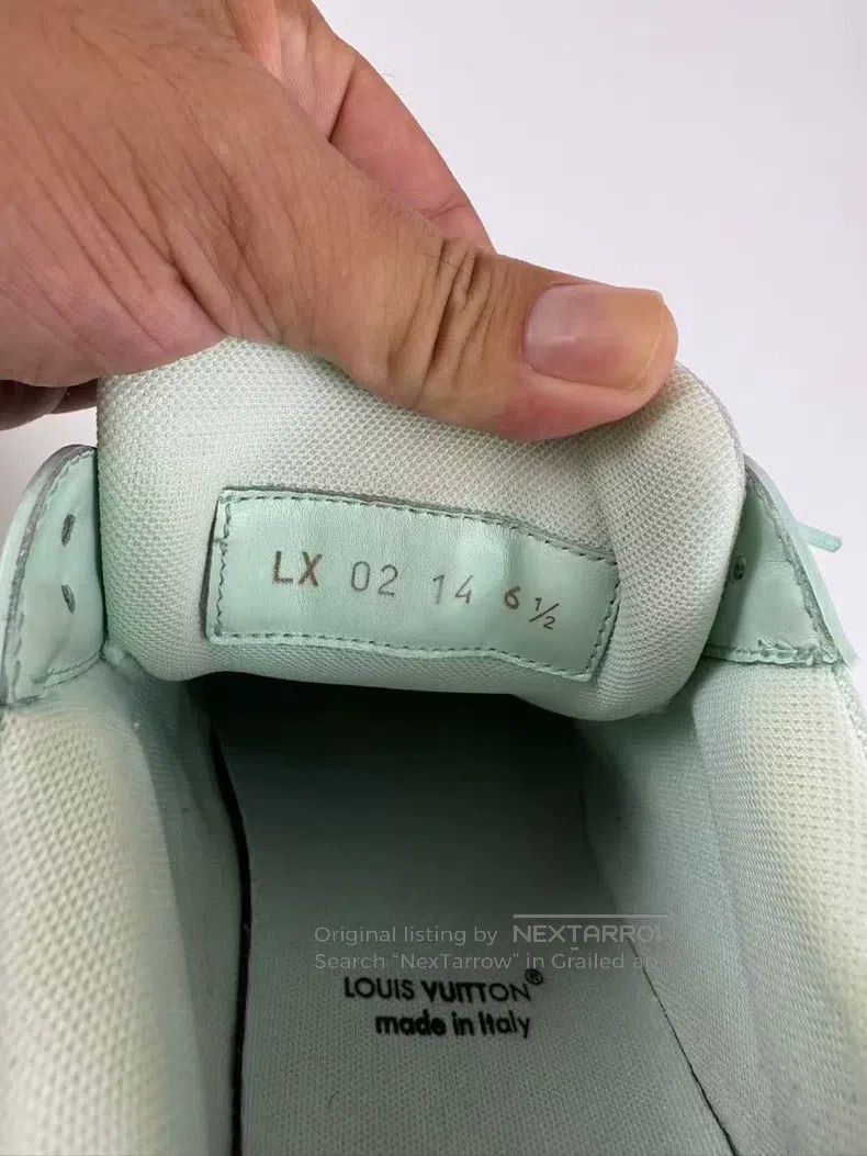 Louis Vuitton Louis Vuitton Trainer macaron mint green board shoes Size US 6.5 / EU 39-40 - 7 Thumbnail