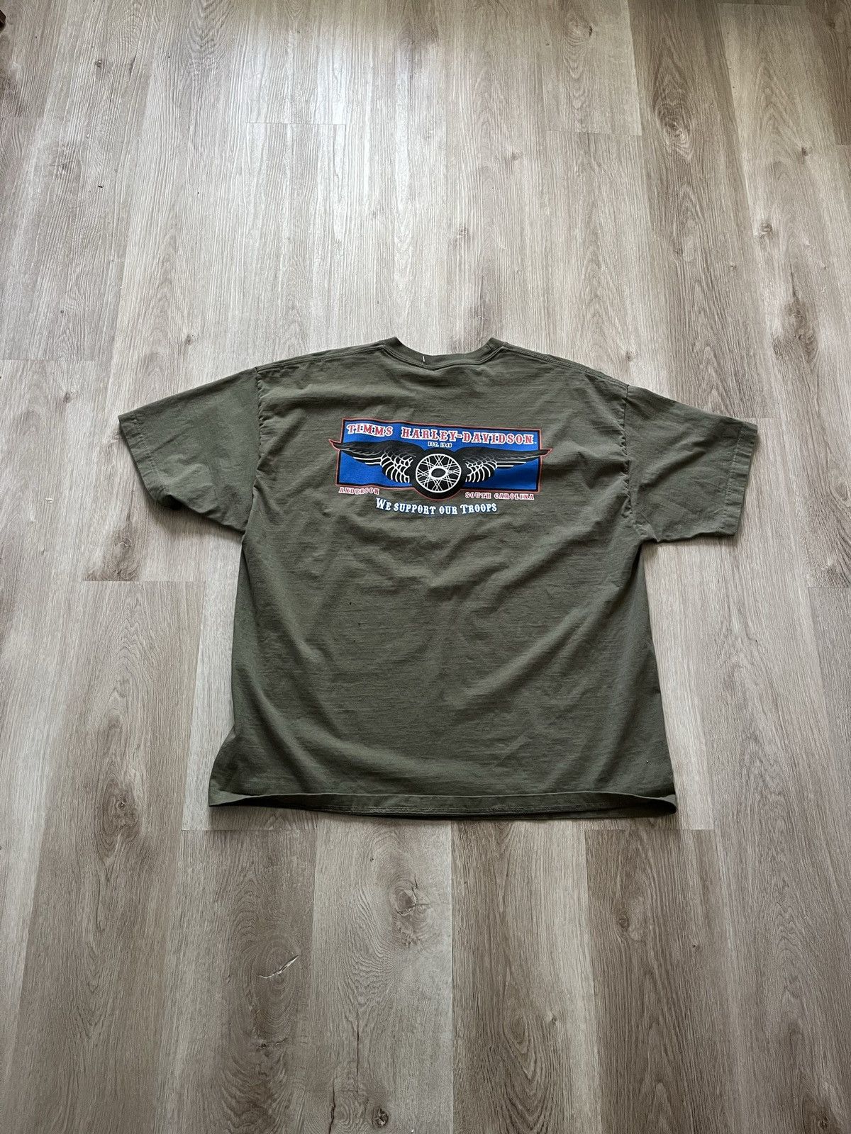 Harley Davidson Harley Davidson "we support our troops" shirt Size US XL / EU 56 / 4 - 2 Thumbnail