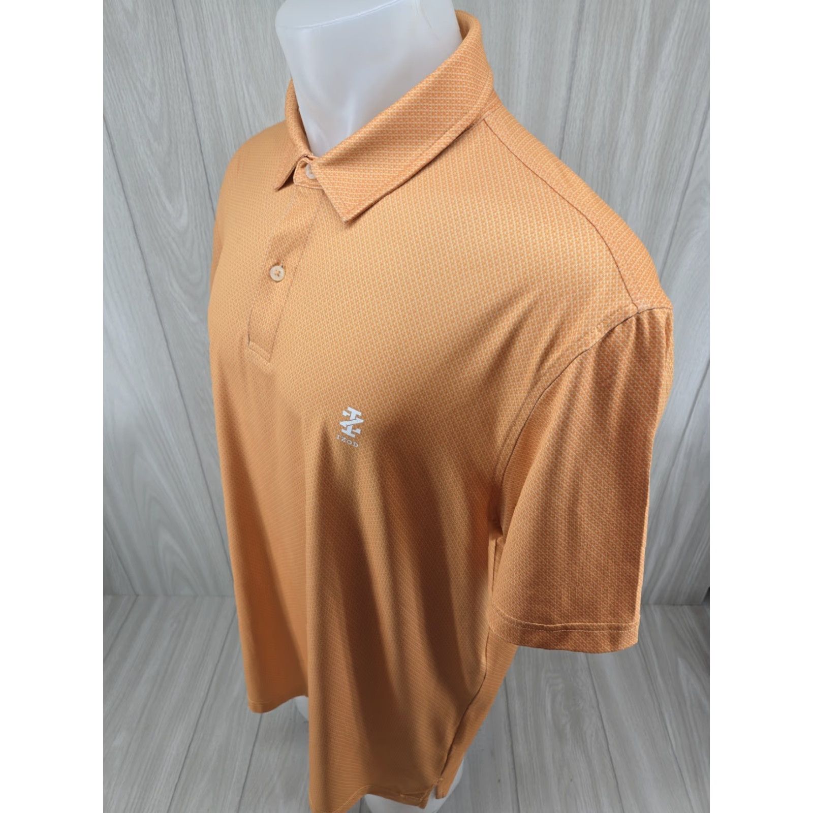 Izod VINTAGE: No IZOD Golf Polo Shirt Mens XL Orange Short Sleeve Polyester Size US XL / EU 56 / 4 - 4 Thumbnail