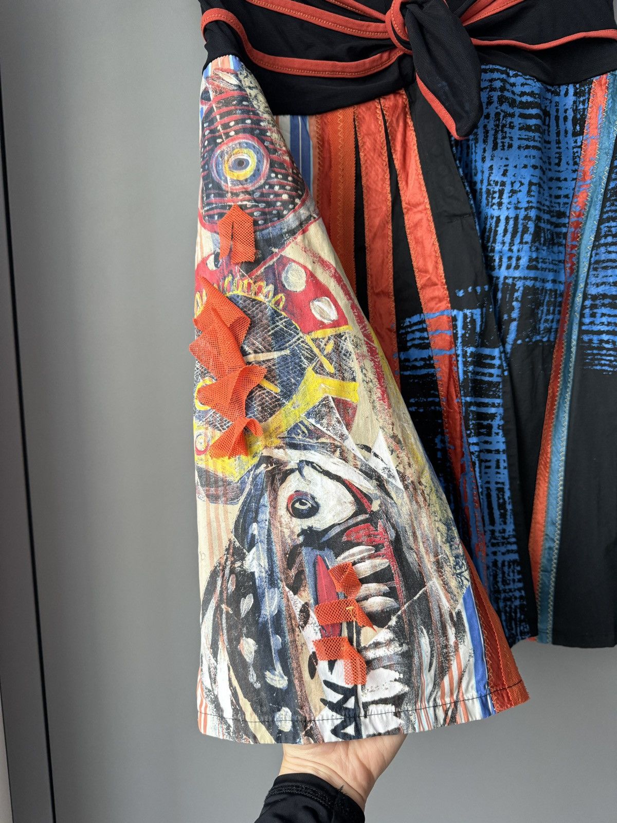 Jean Paul Gaultier Save The Queen Printed Skirt Jean Paul Gaultier Style Size 26" / US 2 / IT 38 - 2 Thumbnail