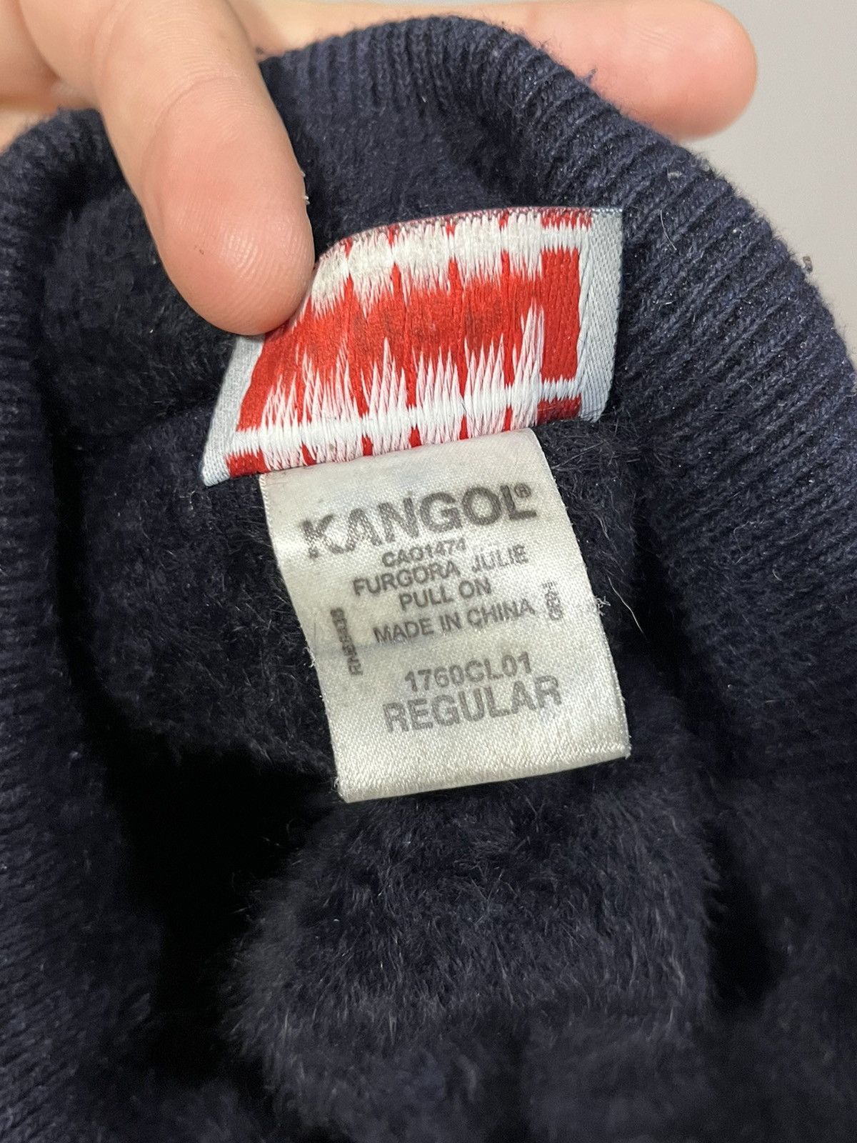 Kangol KANGOL Box Logo Furgora Julie Beanie Rabbit Fur Navy Blue Size ONE SIZE - 5 Thumbnail