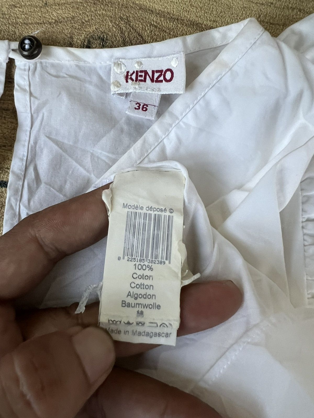 Kenzo Kenzo frinkle butterfly blouse Size XS / US 0-2 / IT 36-38 - 7 Thumbnail