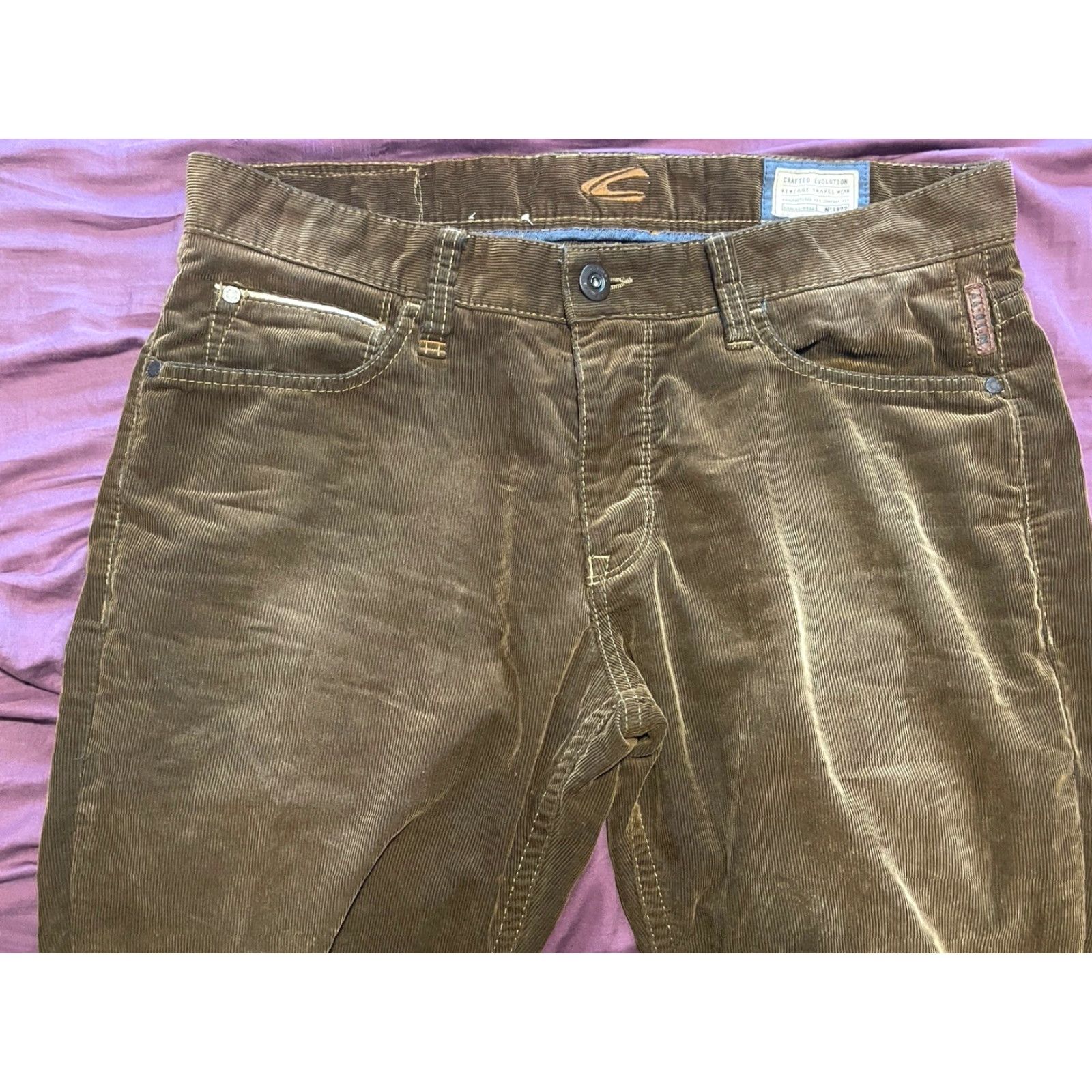 Camel Camel Active Madison Corduroy Pants Sz 34x34 Brown Mens Size US 34 / EU 50 - 2 Thumbnail