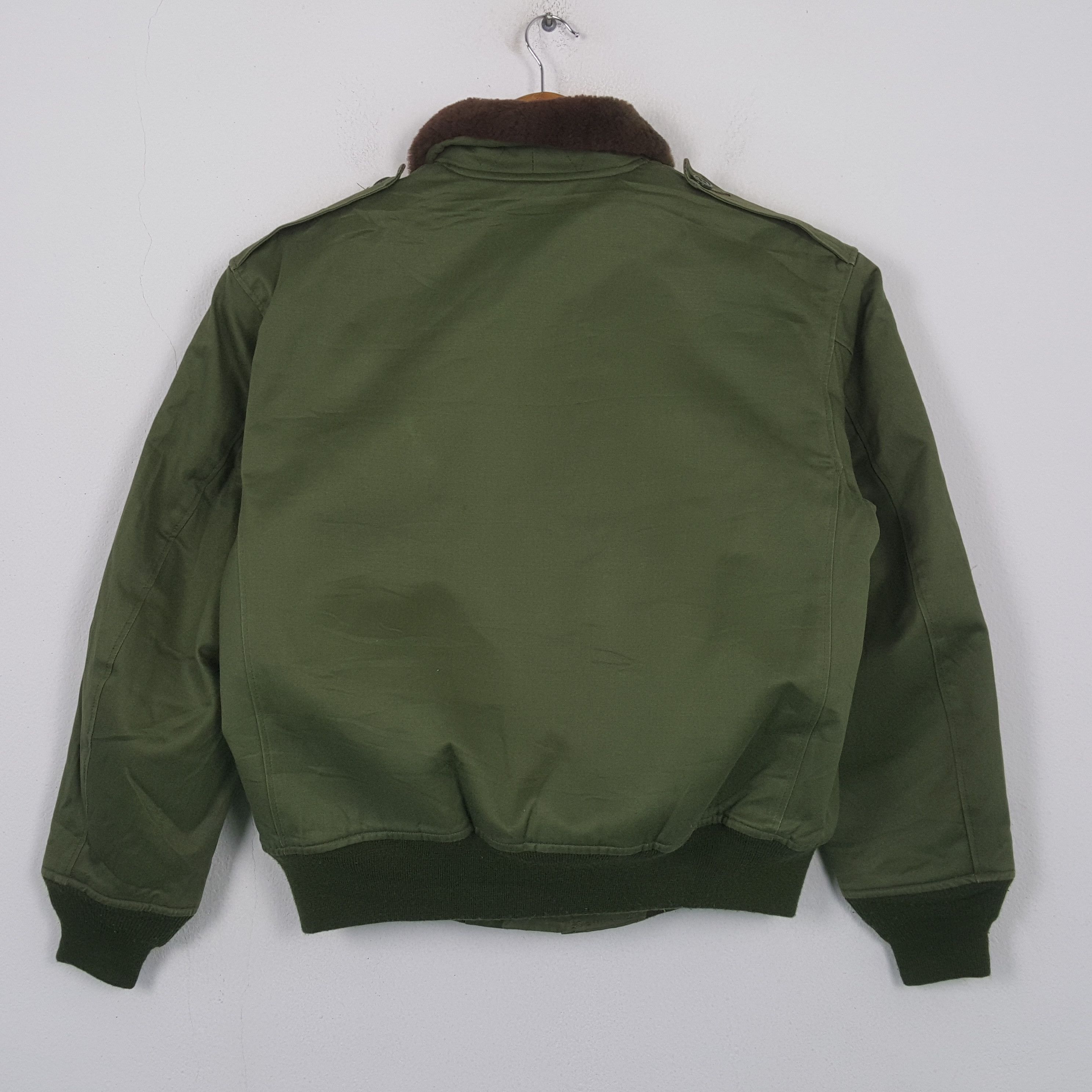 Other Vintage US Air Force Army Flight Jacket 34 Size US L / EU 52-54 / 3 - 3 Thumbnail