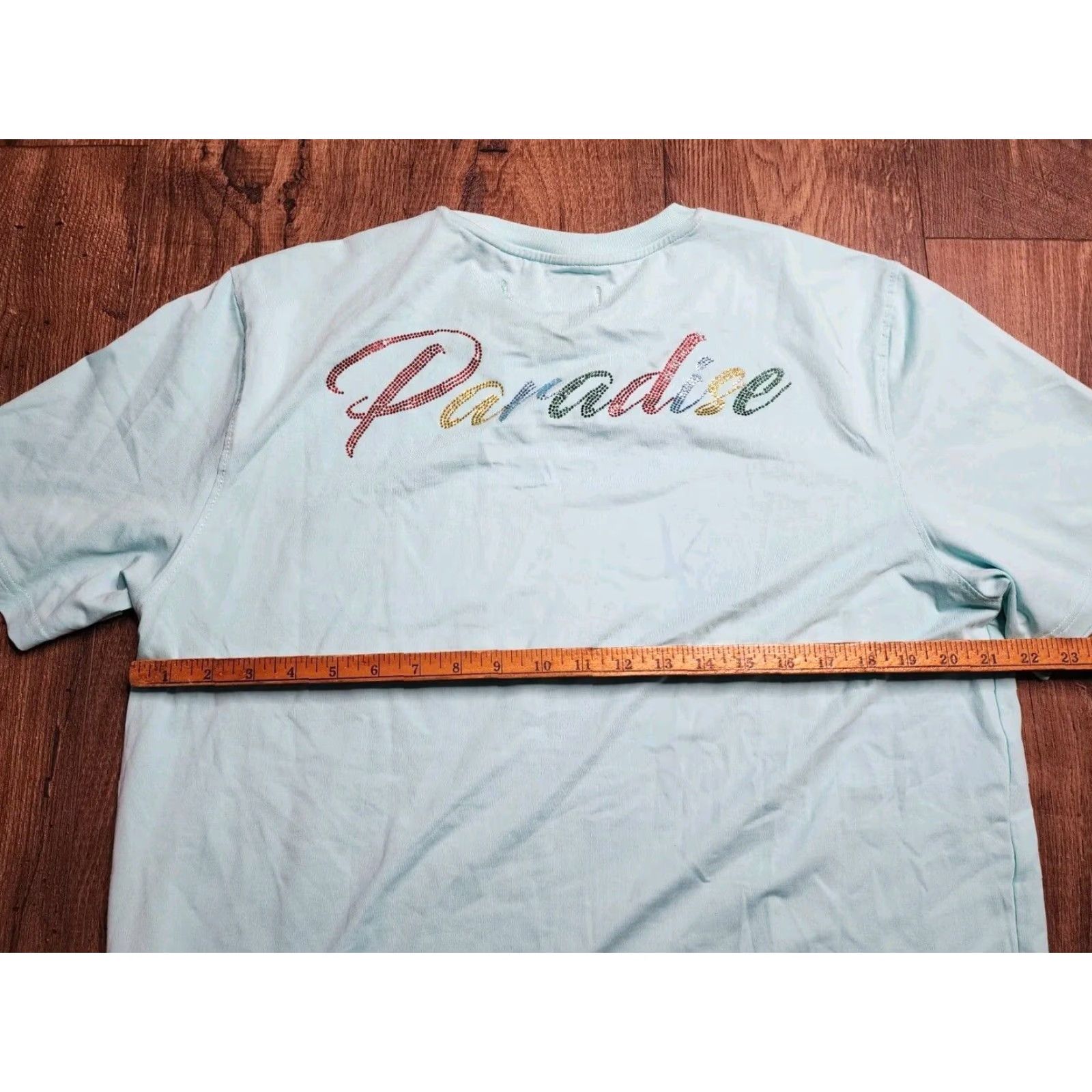Vintage Eternity Shirt Mens XL Rhinestone Skull Double Sided Paradise Streetwear Size US XL / EU 56 / 4 - 4 Thumbnail