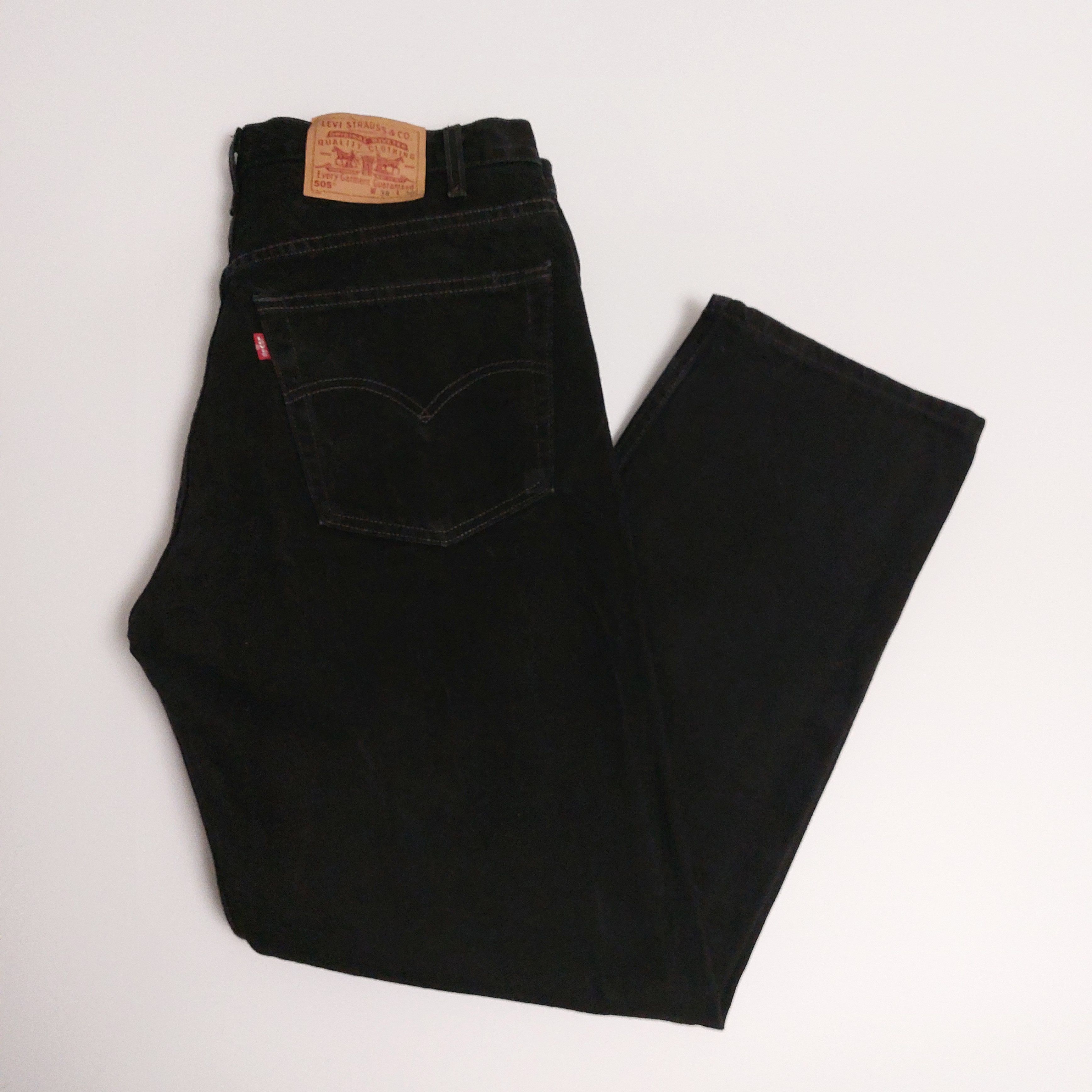 Levi's 1990s Levi's 505 regular fit jeans Size US 38 / EU 54 - 1 Thumbnail