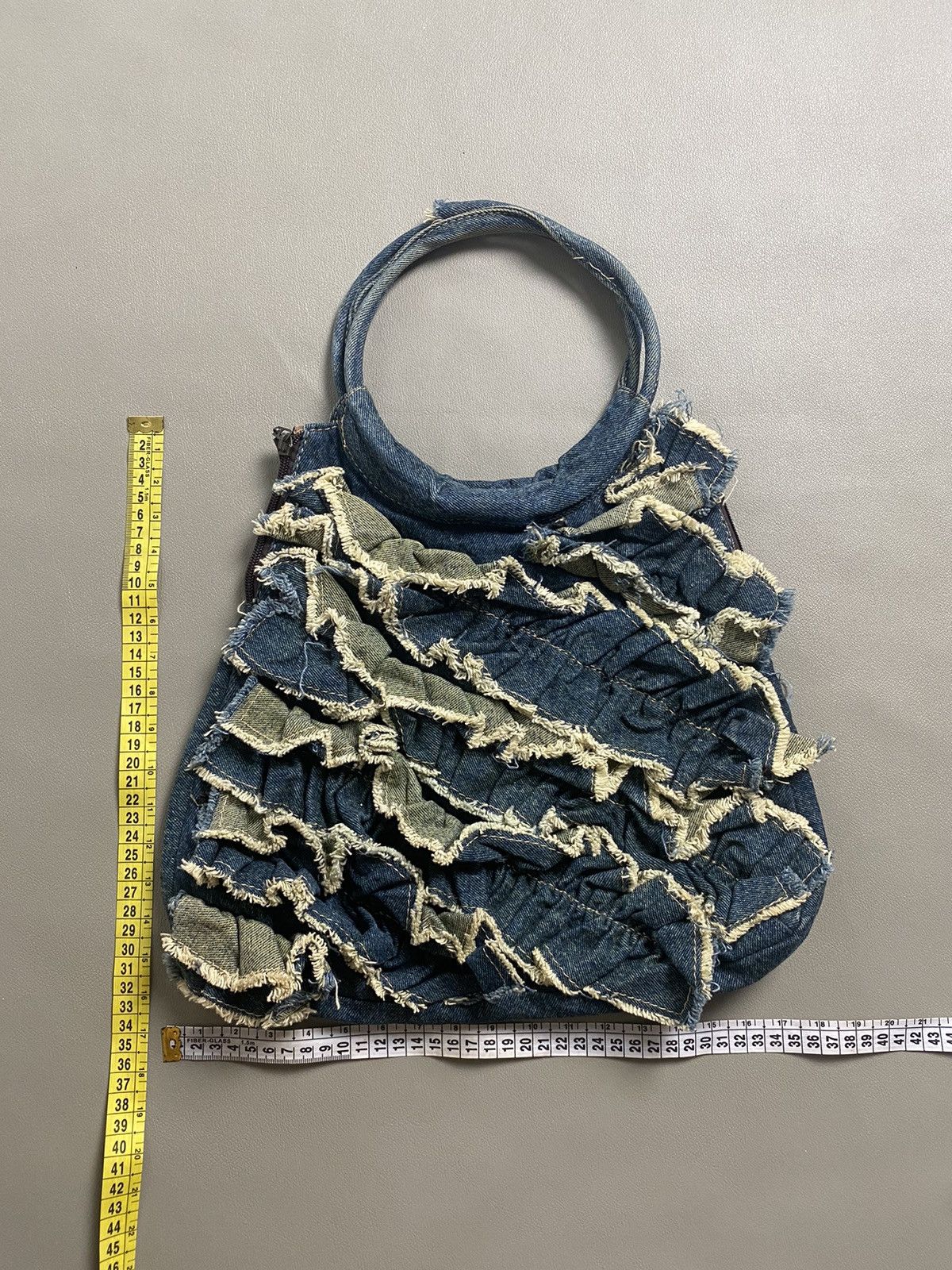 If Six Was Nine × Japanese Brand × Le Grande Bleu (L.G.B.) Hushush Distressed Patchwork Kapital Style Bags Size ONE SIZE - 5 Thumbnail