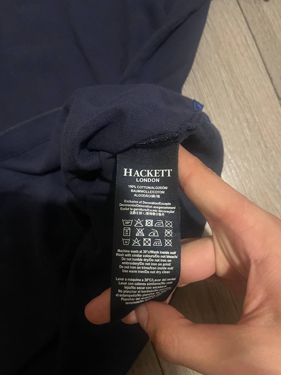 Hackett Aston Martin Racing Polo Shirt Men Small Blue Hackett Sport Size US S / EU 44-46 / 1 - 6 Thumbnail