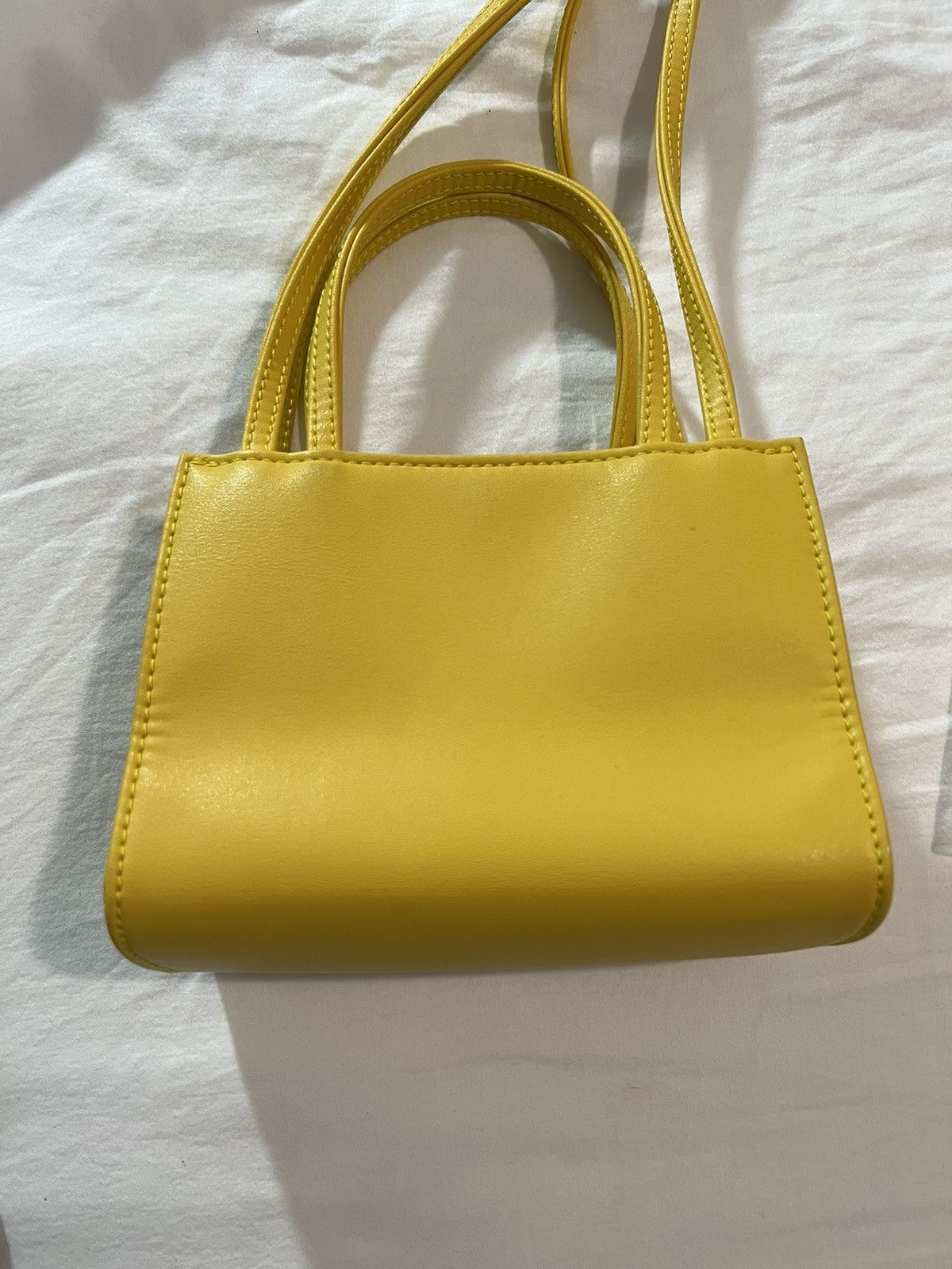 Telfar Telfar Shopping Bag - Yellow Small Size ONE SIZE - 2 Thumbnail