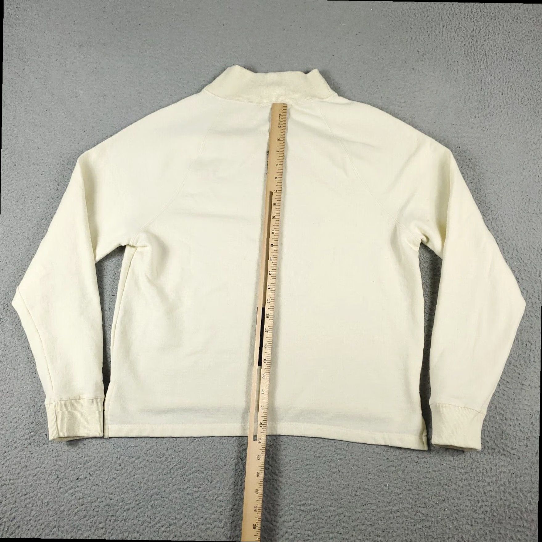 Champion Champion Sweater Womens Large Ivory Mock Neck Pullover Sweatshirt Ladies Size L / US 10 / IT 46 - 5 Thumbnail