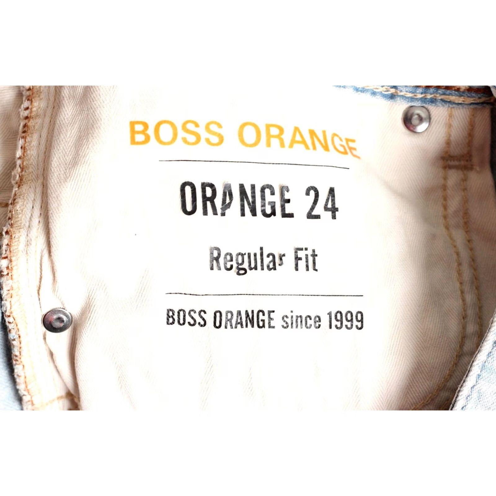 Hugo Boss VINTAGE? HUGO BOSS Orange 24 Milano Denim Shorts Men Size W30 Regular Fit Distressed Size US 30 / EU 46 - 7 Thumbnail