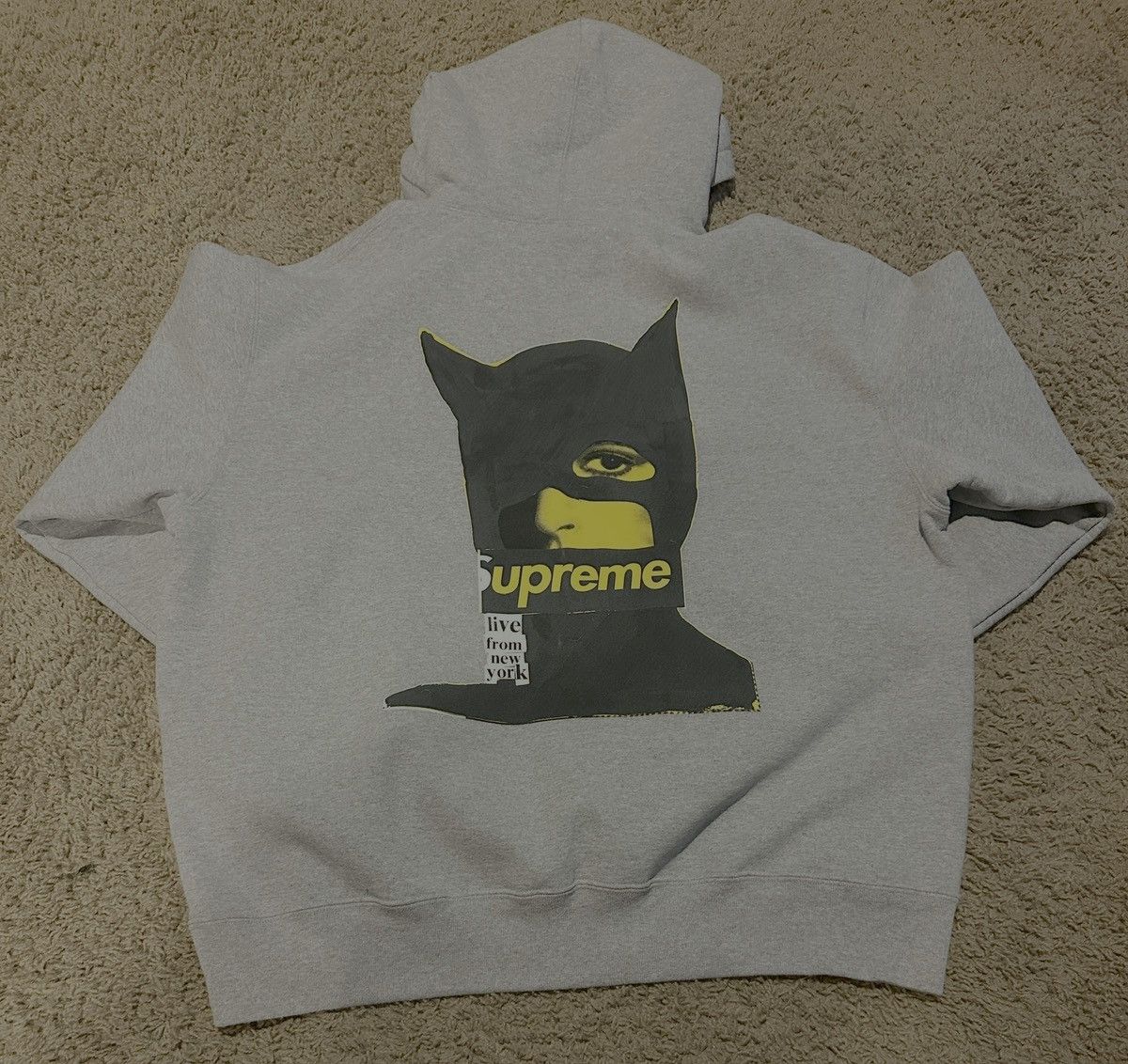 トップス Supreme Catwoman Hooded Sweatshirt Gray Buy Supreme Catwoman Hooded Sweatshirt 'Heather Grey' - FW23SW118