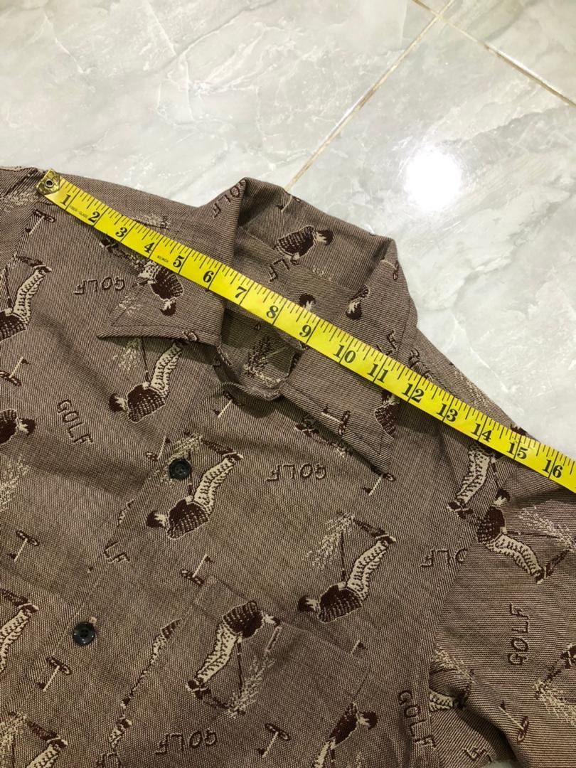 Vintage Vintage All Over Print Golf button-ups shirt Size US S / EU 44-46 / 1 - 11 Thumbnail