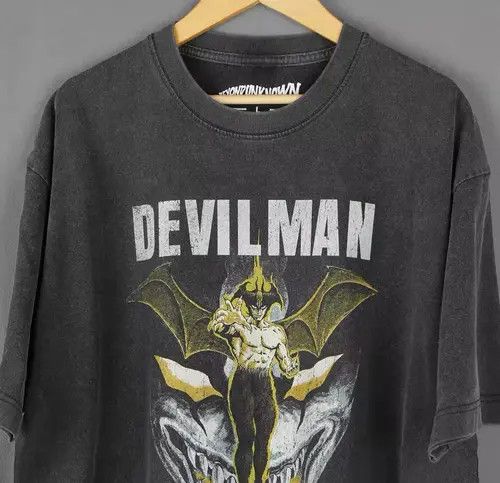 Japanese Brand Devilman Graphic Printed Cotton Tshirt Size US XXL / EU 58 / 5 - 4 Thumbnail