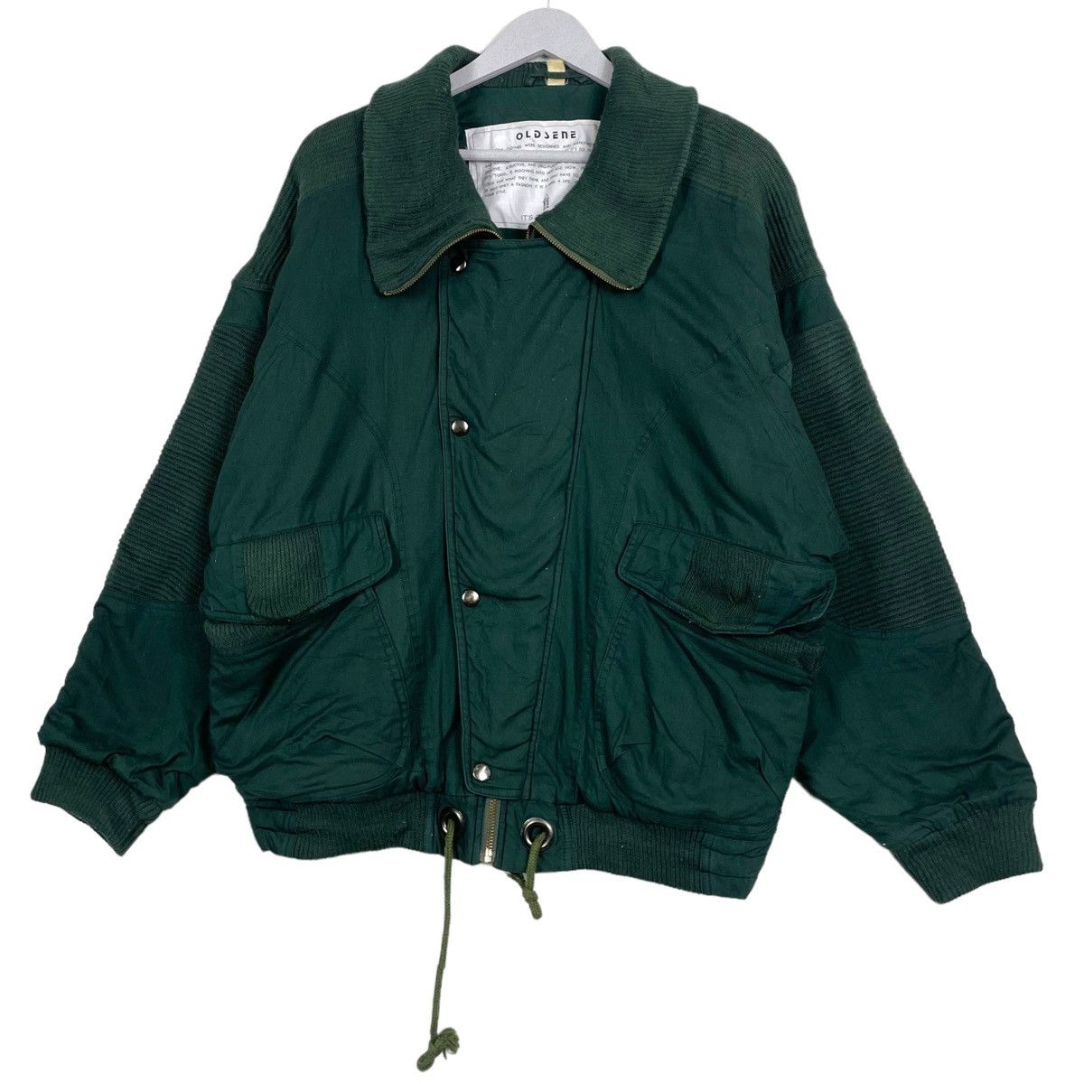 Japanese Brand 💥80s OLDSENE BOMBER JACKET INSPIRED ISSEY MIYAKE Size US L / EU 52-54 / 3 - 2 Thumbnail