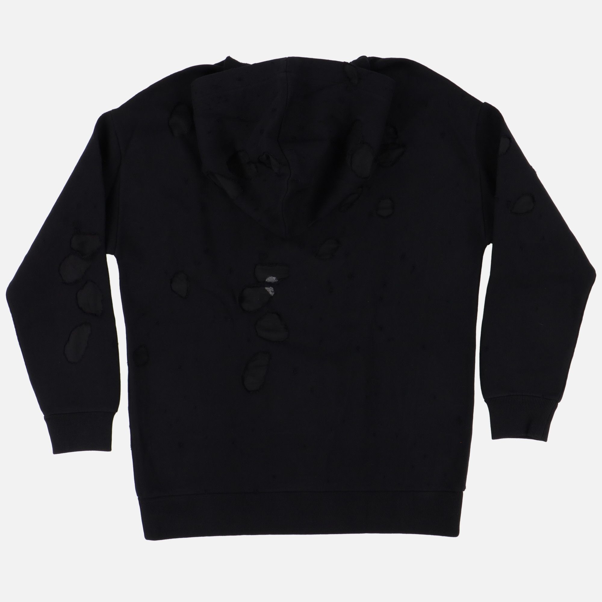 Givenchy Black and Gold Destroyed Blurred Logo Hoodie Size US S / EU 44-46 / 1 - 7 Thumbnail