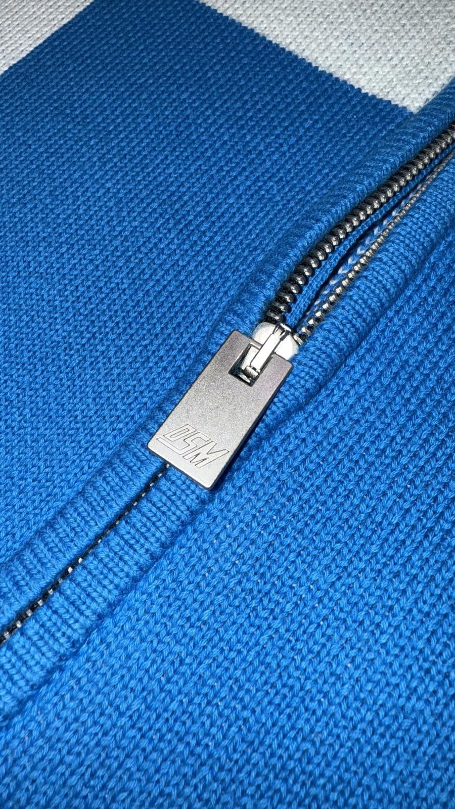 Diet Starts Monday Blue Checkered Zip