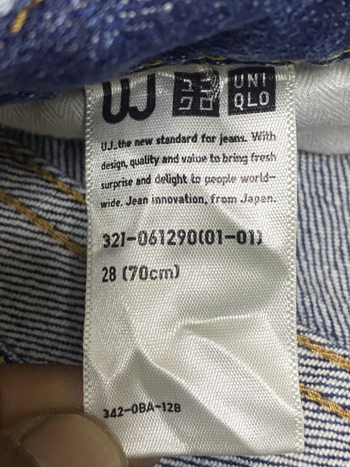 Japanese Brand Vintage Uniqlo Brands Selvedge Blue Wash Distressed Jeans Size US 29 - 10 Thumbnail