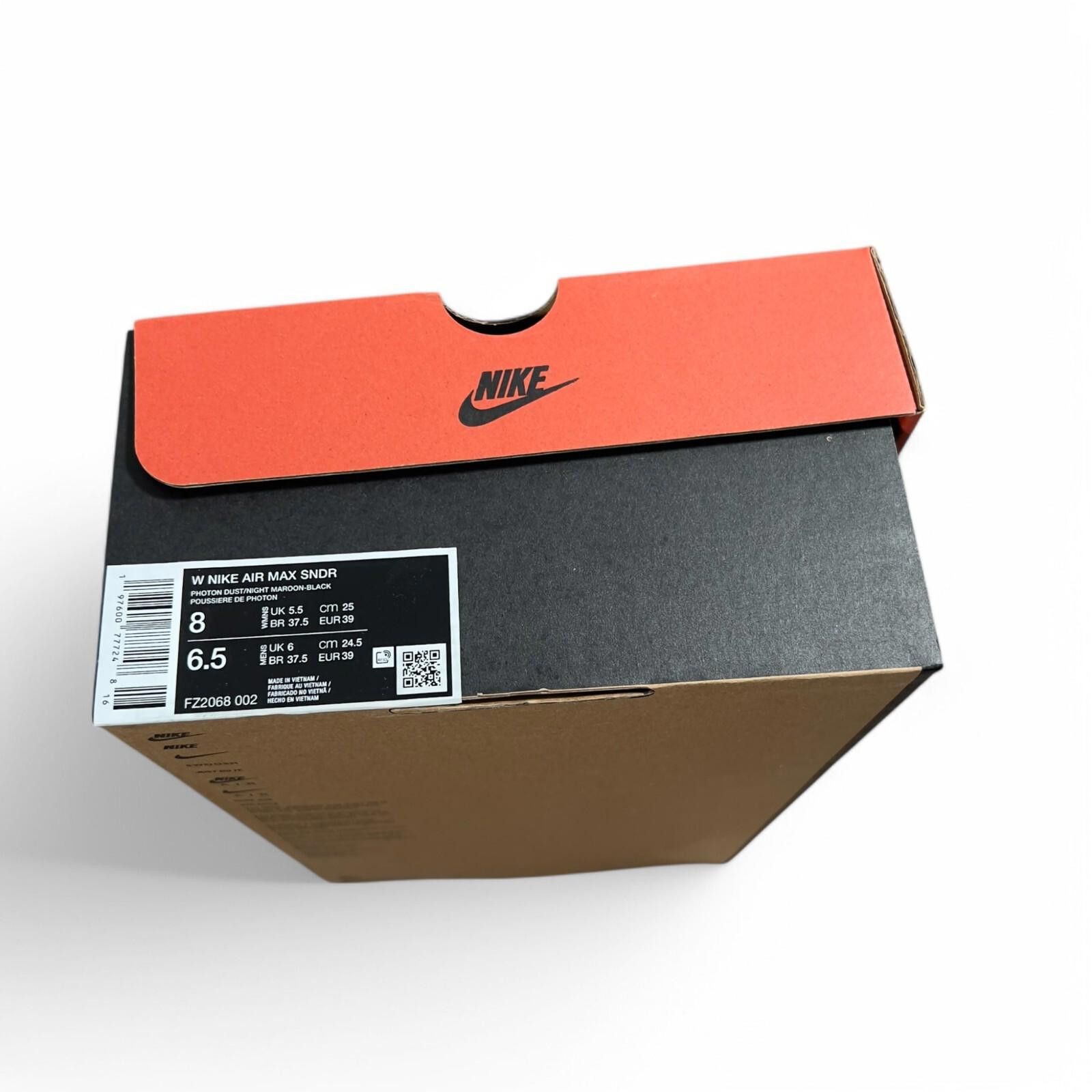 Nike 💥 Nike Air Max SNDR UK 5.5 Photon Dust Night Maroon Zip-Up Size US 8 / IT 38 - 6 Thumbnail