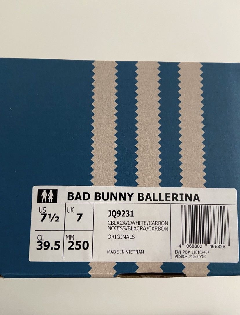 Adidas Adidas Ballerina × Bad Bunny - Black Size US 7.5 / EU 40-41 - 6 Thumbnail